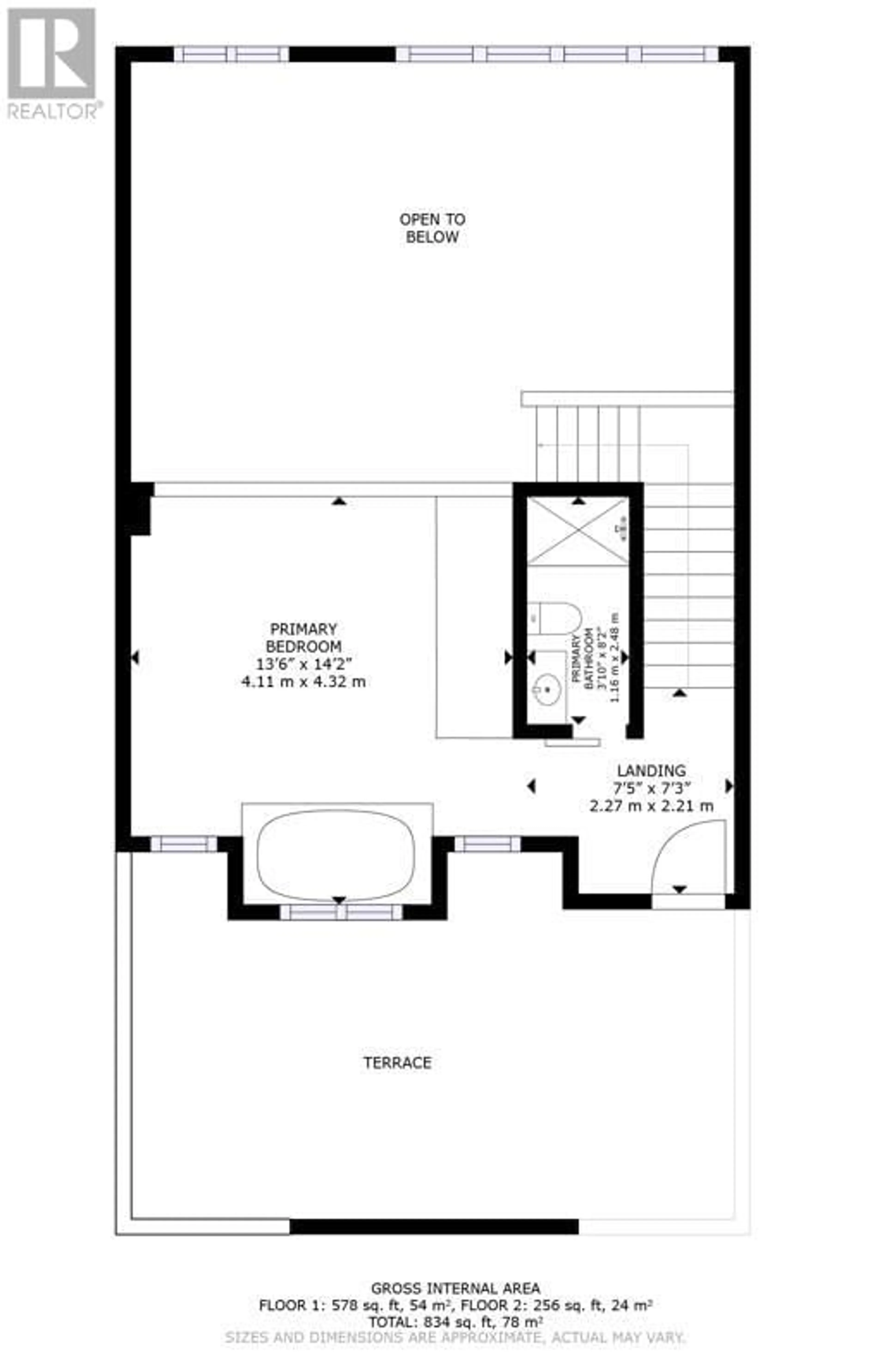 Floor plan for 7343 Okanagan Landing Road Unit# 2404, Vernon British Columbia V1H2J6