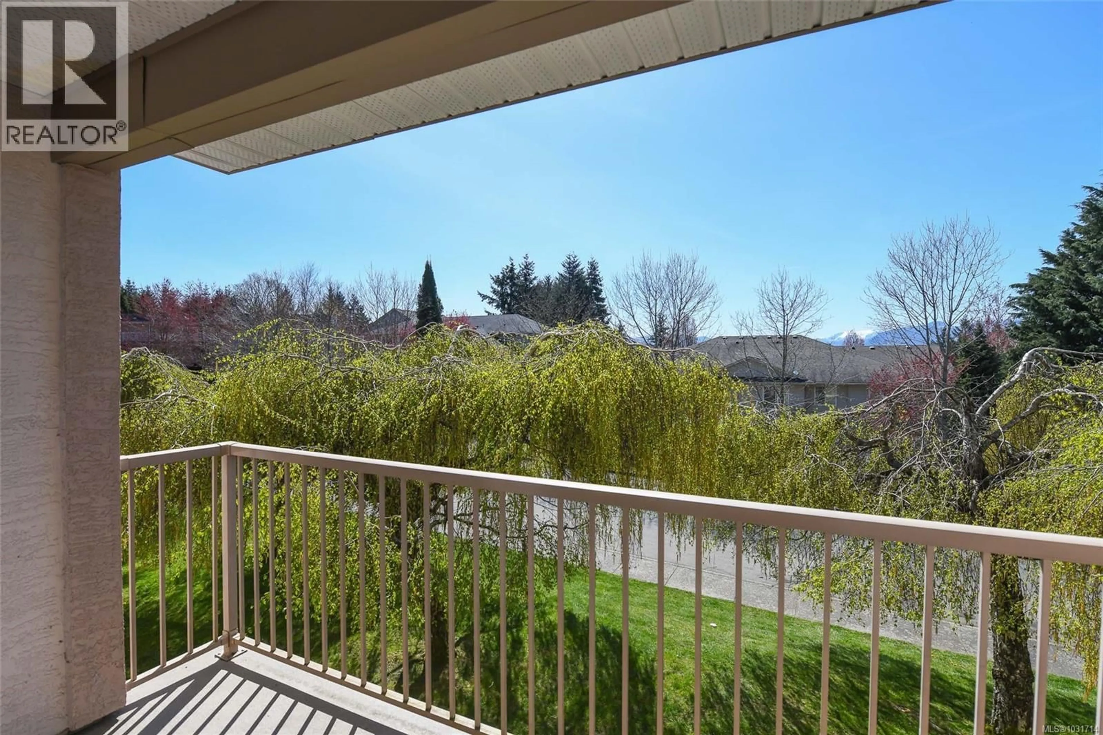 Balcony in the apartment, water/lake/river/ocean view for 205 - 4692 ALDERWOOD PLACE, Courtenay British Columbia V9N9A1