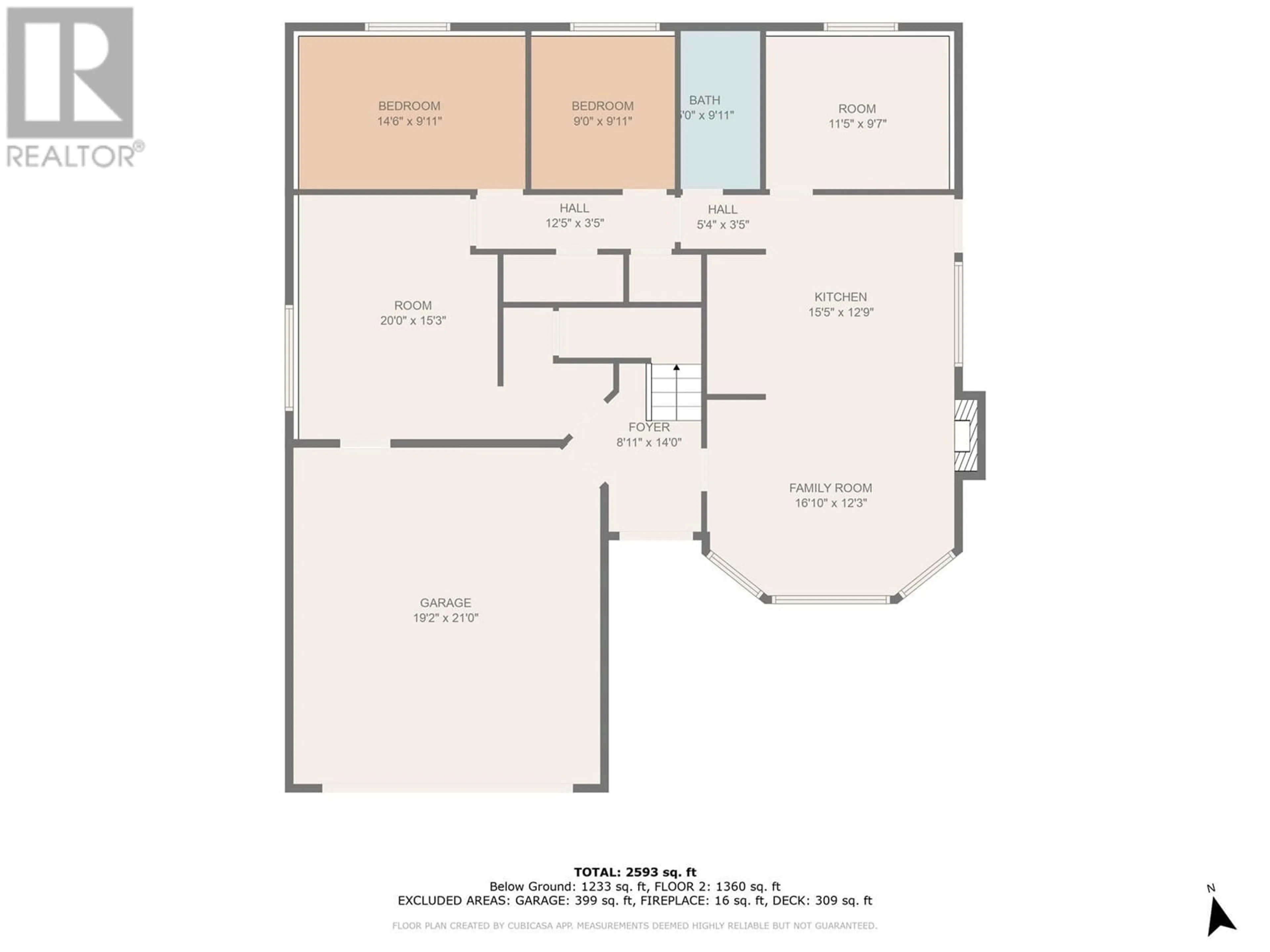 Floor plan for 2250 Shannon Hills Place, West Kelowna British Columbia V4T2V1