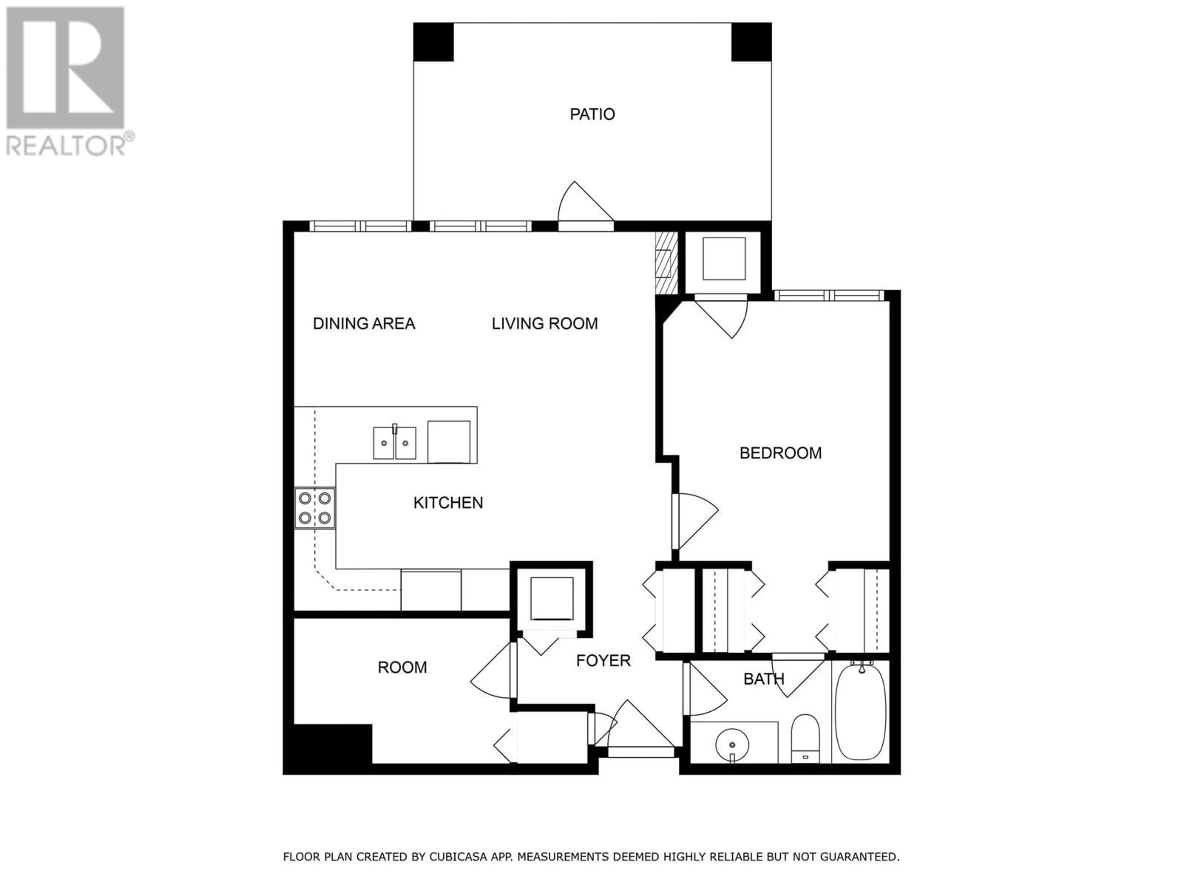 Floor plan for 3521 Carrington Road Unit# 107, West Kelowna British Columbia V4T2X9