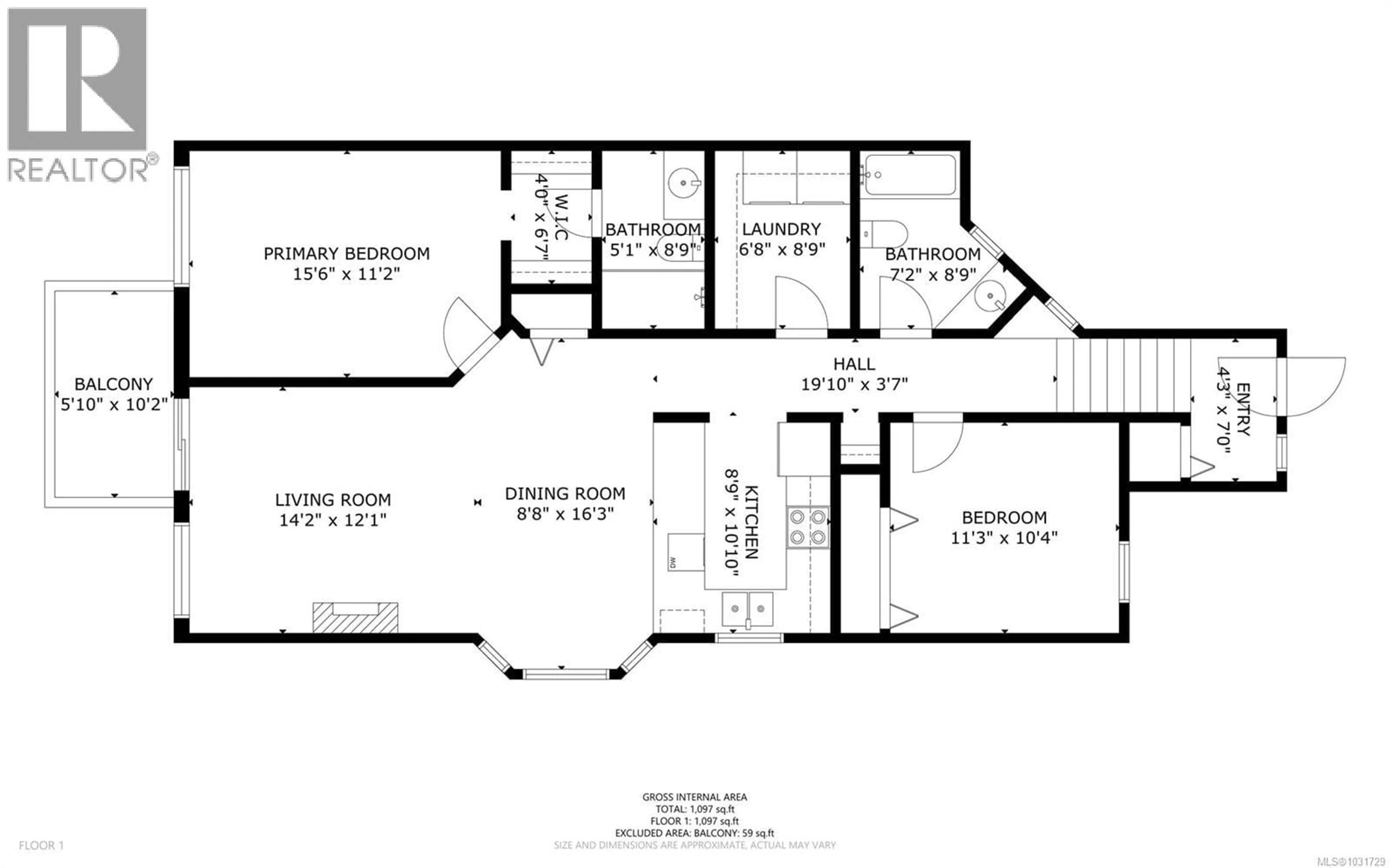 Floor plan for 212 - 1150 WALKEM ROAD, Ladysmith British Columbia V9G1S1