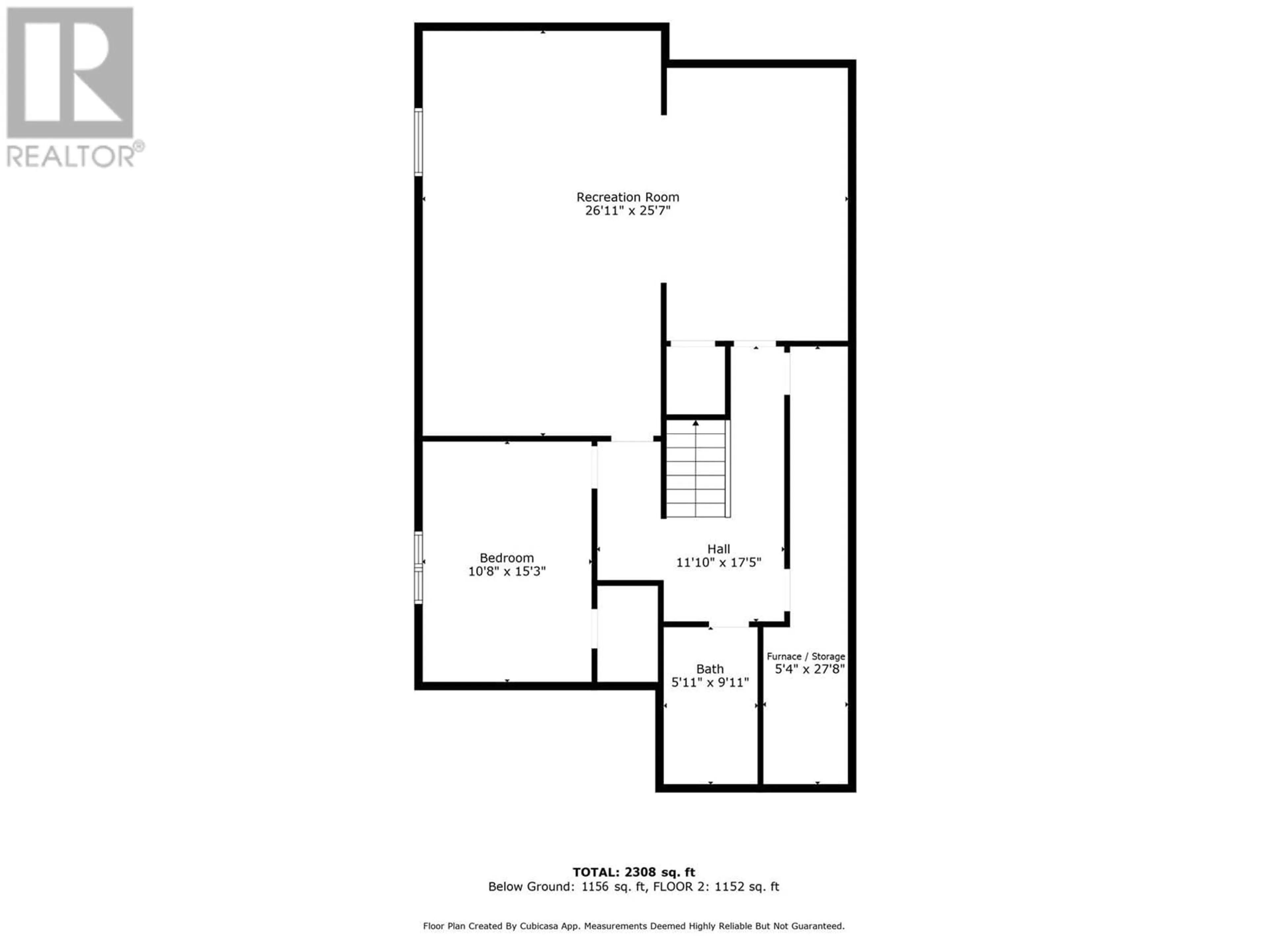 Floor plan for 14611 Downton Avenue Unit# 102, Summerland British Columbia V0H1Z1