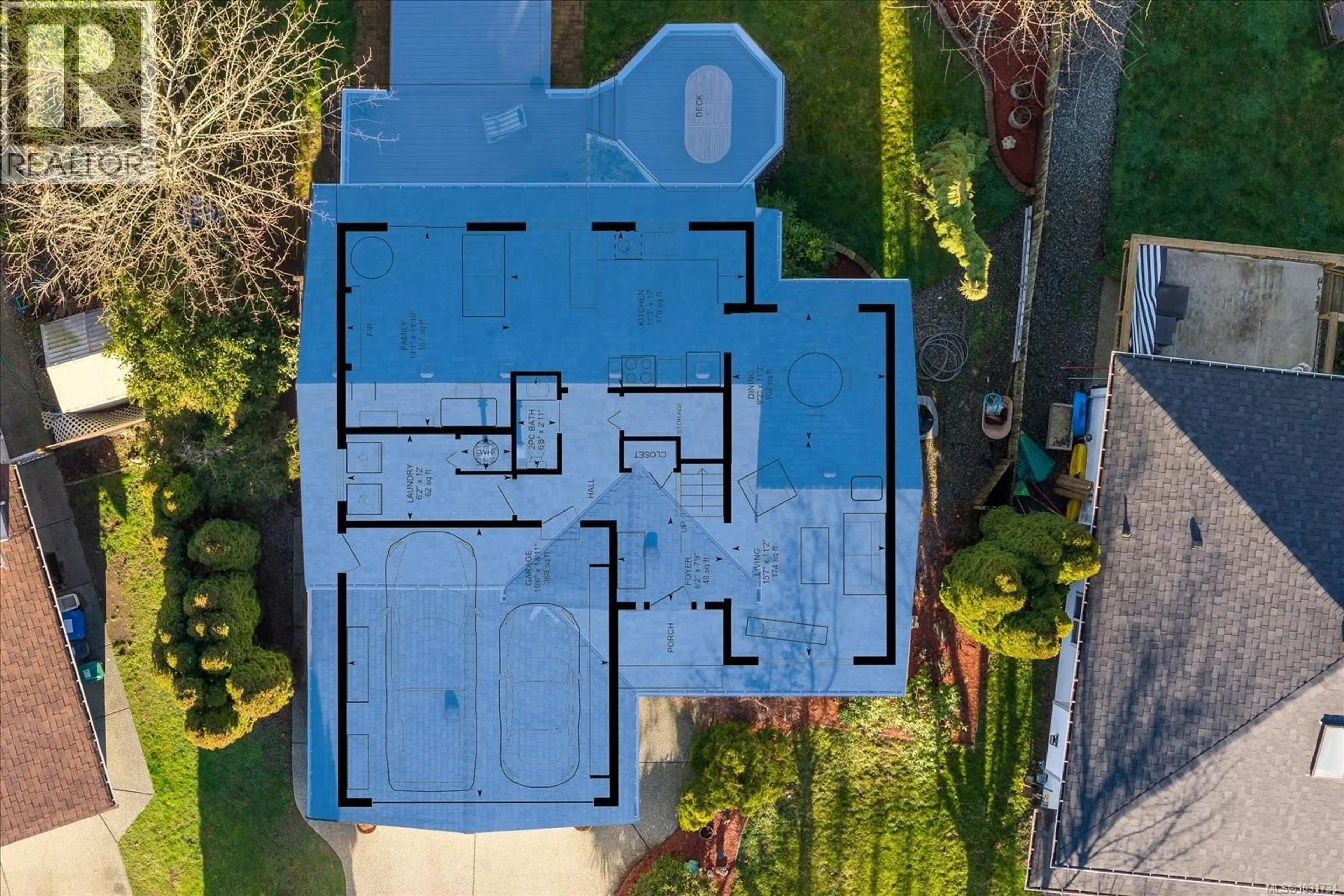 A pic from outside/outdoor area/front of a property/back of a property/a pic from drone, street for 6642 NATHAN ROAD, Nanaimo British Columbia V9T6H7