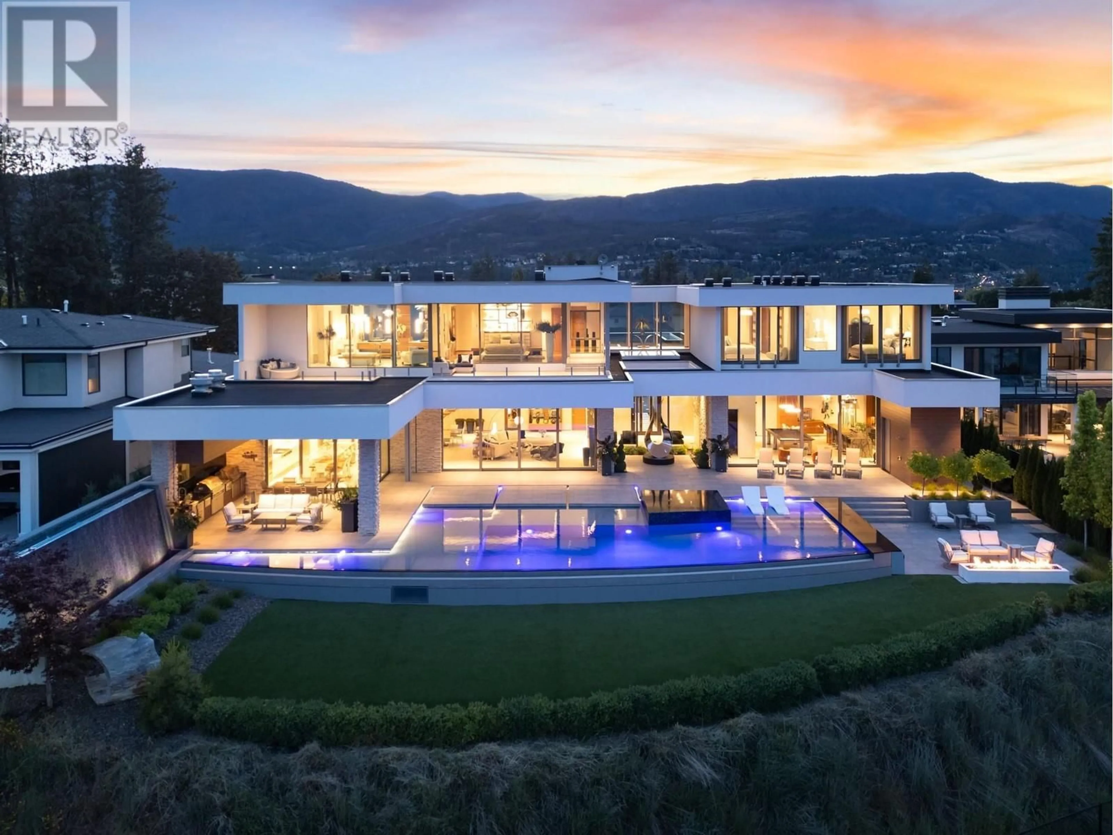 A pic from outside/outdoor area/front of a property/back of a property/a pic from drone, mountain view for 2469 THACKER DRIVE, West Kelowna British Columbia V1Z1V9