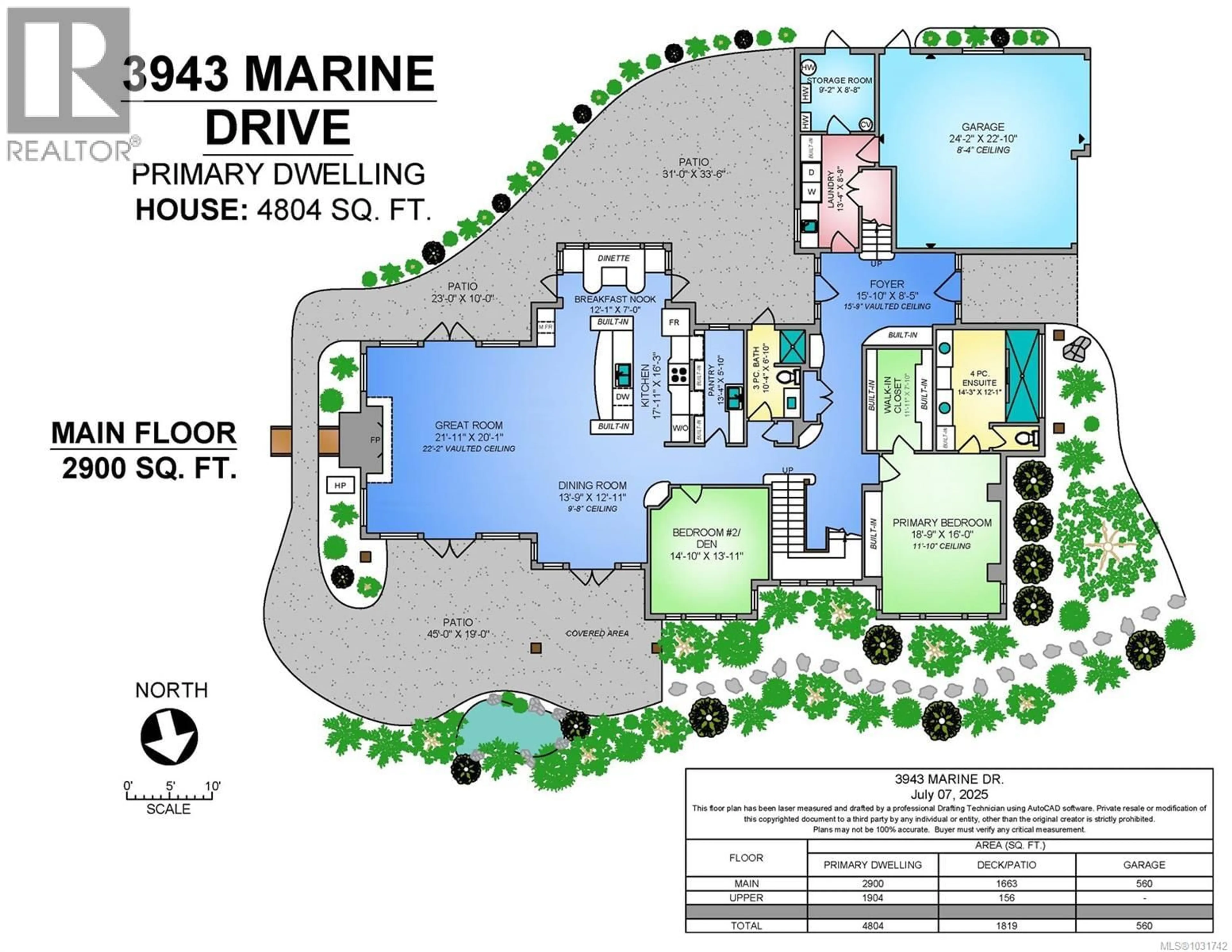 Floor plan for 3943-3941 MARINE DRIVE, Royston British Columbia V0R2V0
