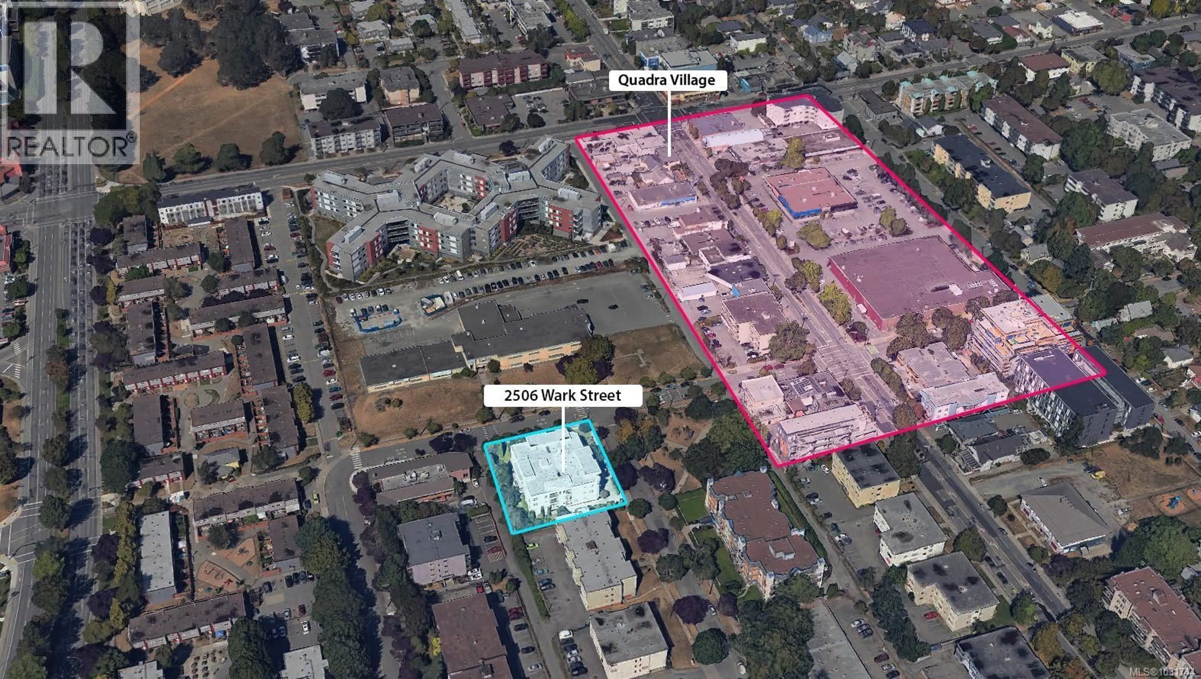 A pic from outside/outdoor area/front of a property/back of a property/a pic from drone, street for 312 - 2560 WARK STREET, Victoria British Columbia V8T4G8