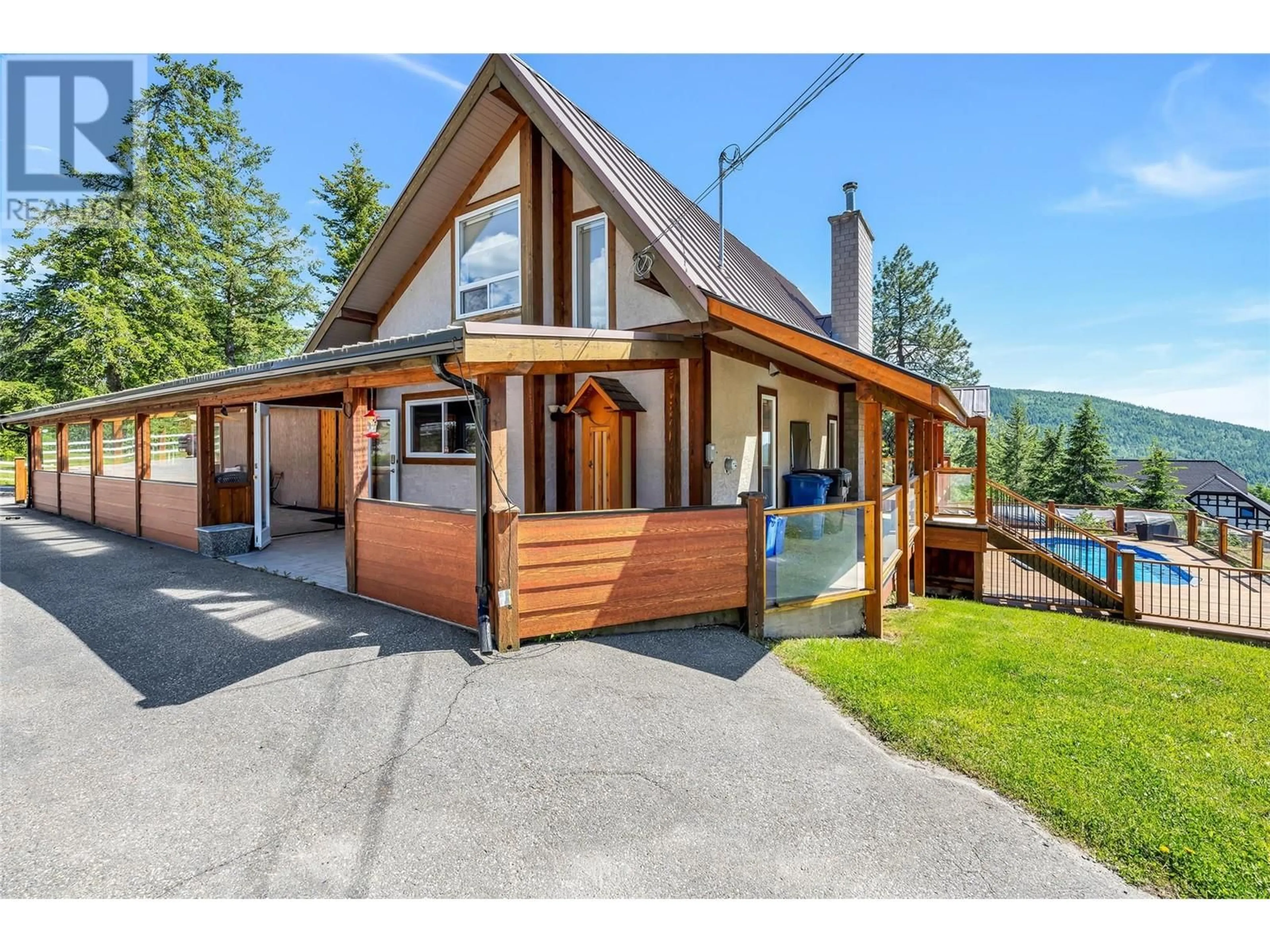 Frontside or backside of a home for 8259 Silver Star Road, Vernon British Columbia V1B3M8