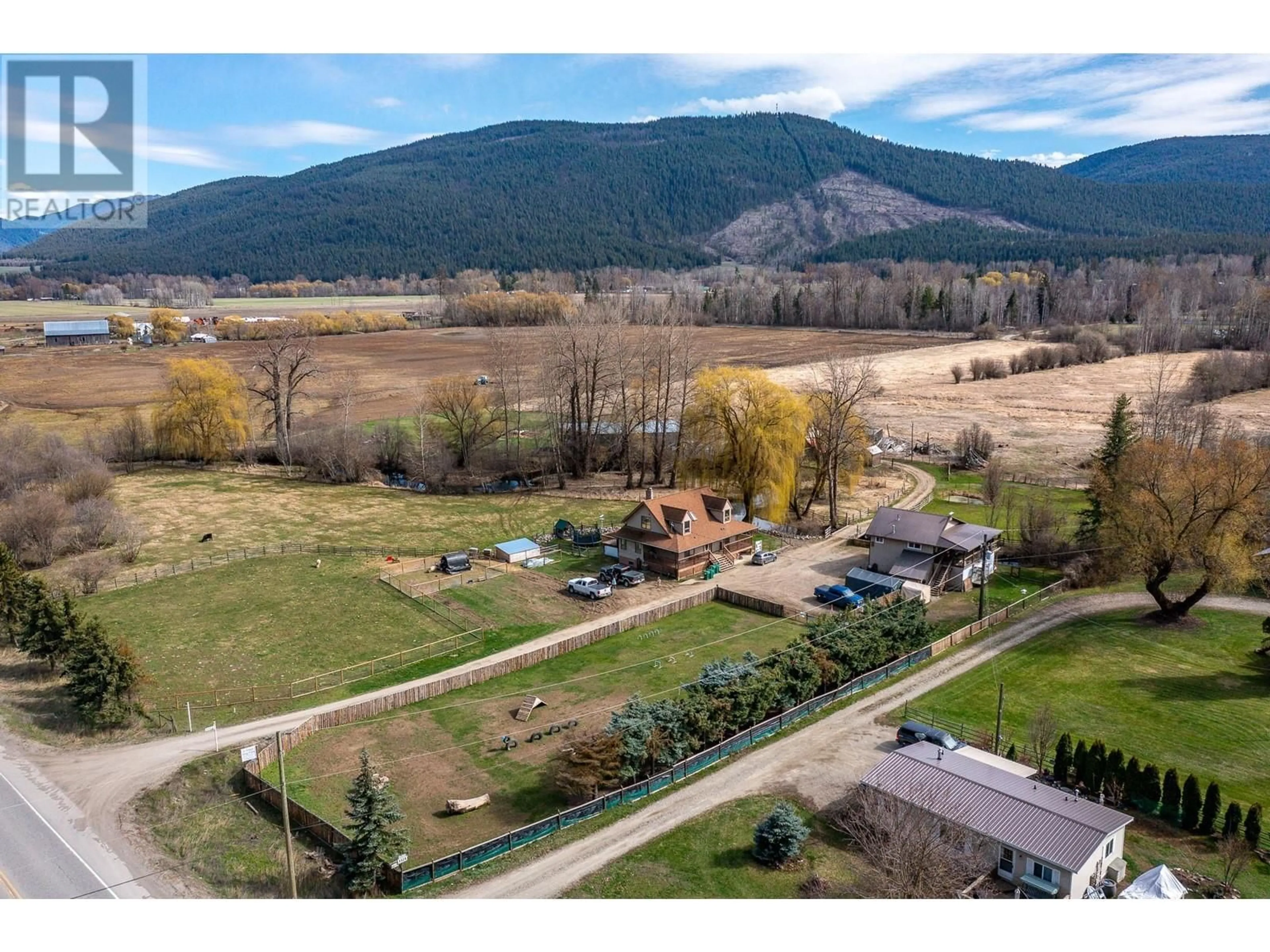 Fenced yard for 3312 6 Highway, Lumby British Columbia V0E2G1
