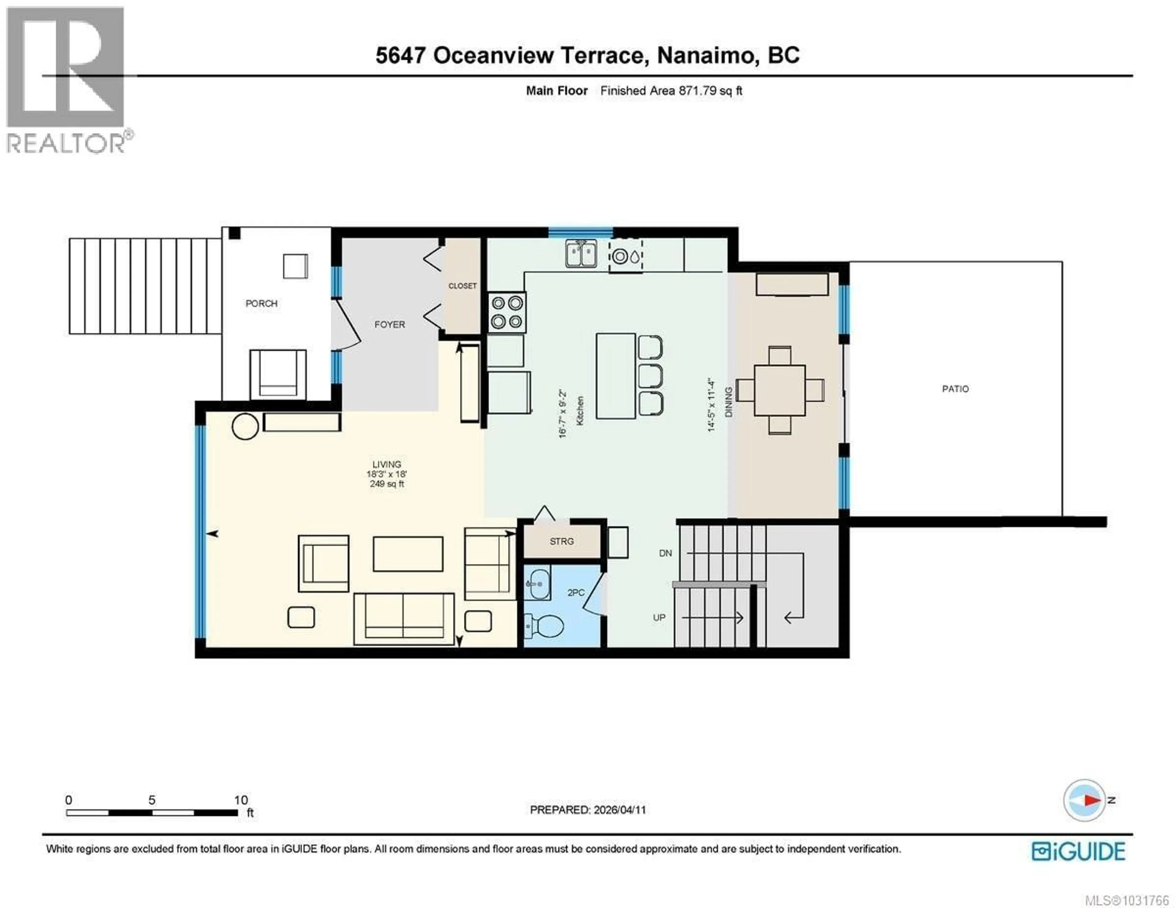 Floor plan for 5647 OCEANVIEW TERRACE, Nanaimo British Columbia V9V0A8