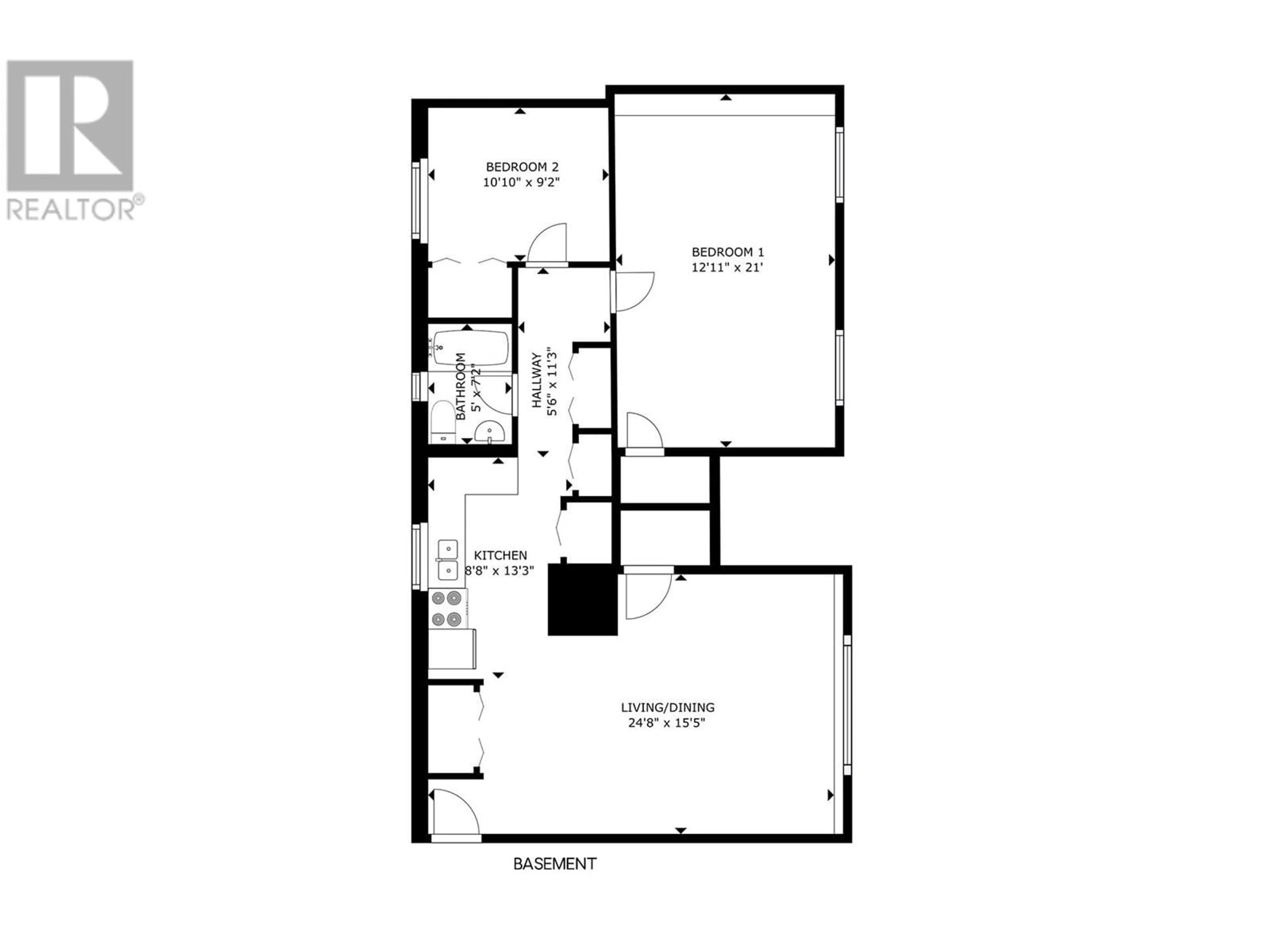 Floor plan for 683 San Michelle Road, Kelowna British Columbia V1W2J7