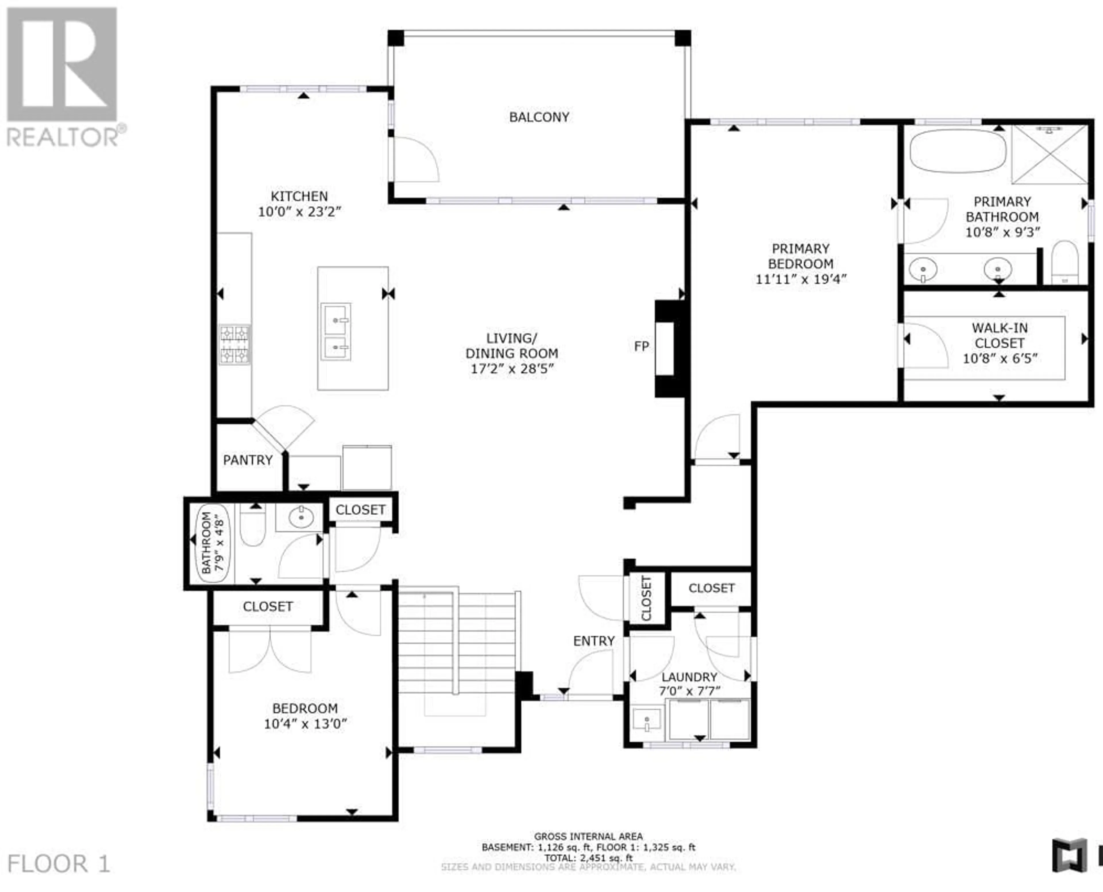 Floor plan for 2811 Copper Ridge Drive, West Kelowna British Columbia V4T0E7