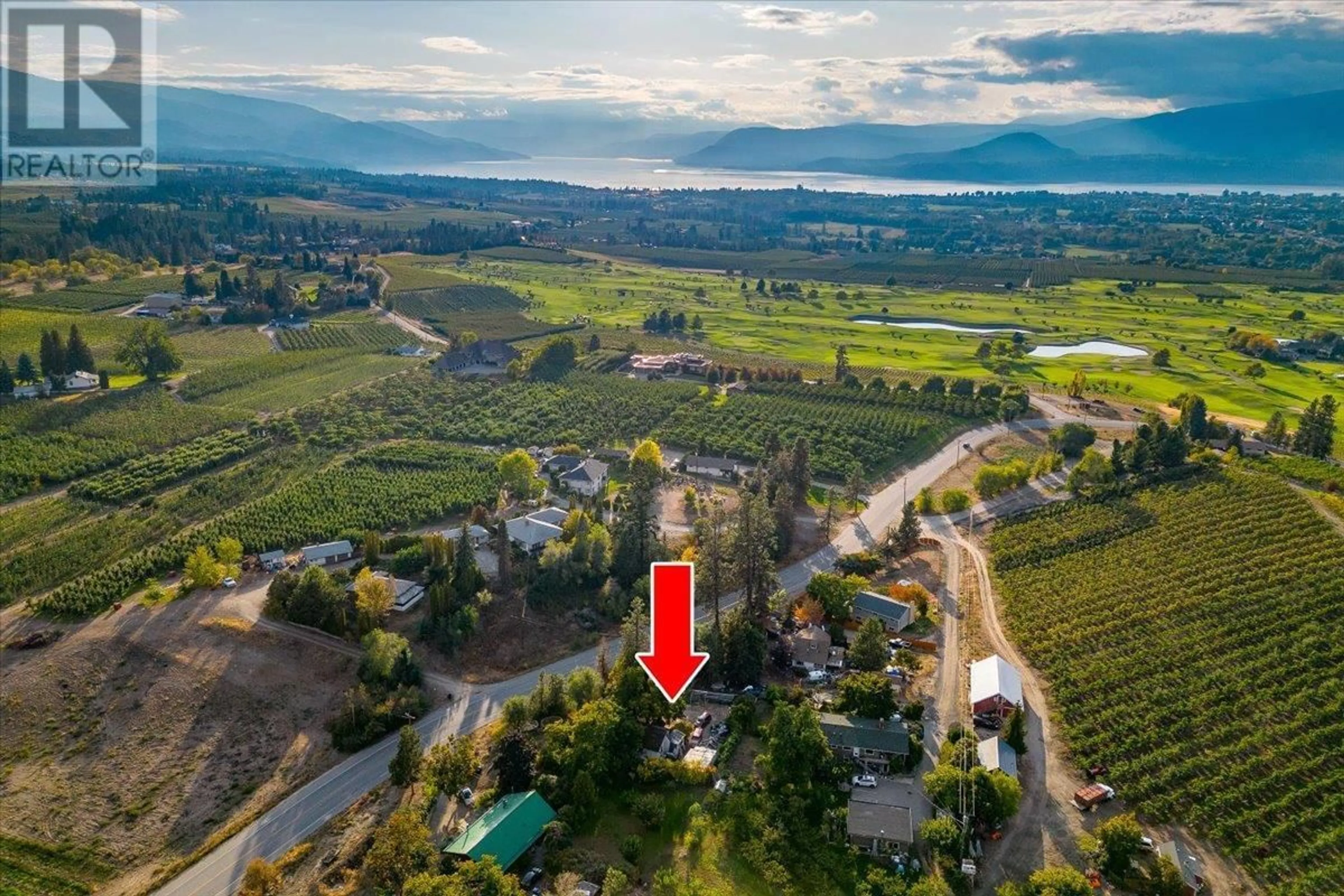A pic from outside/outdoor area/front of a property/back of a property/a pic from drone, mountain view for 3122 MCCULLOCH ROAD, Kelowna British Columbia V1W4G6