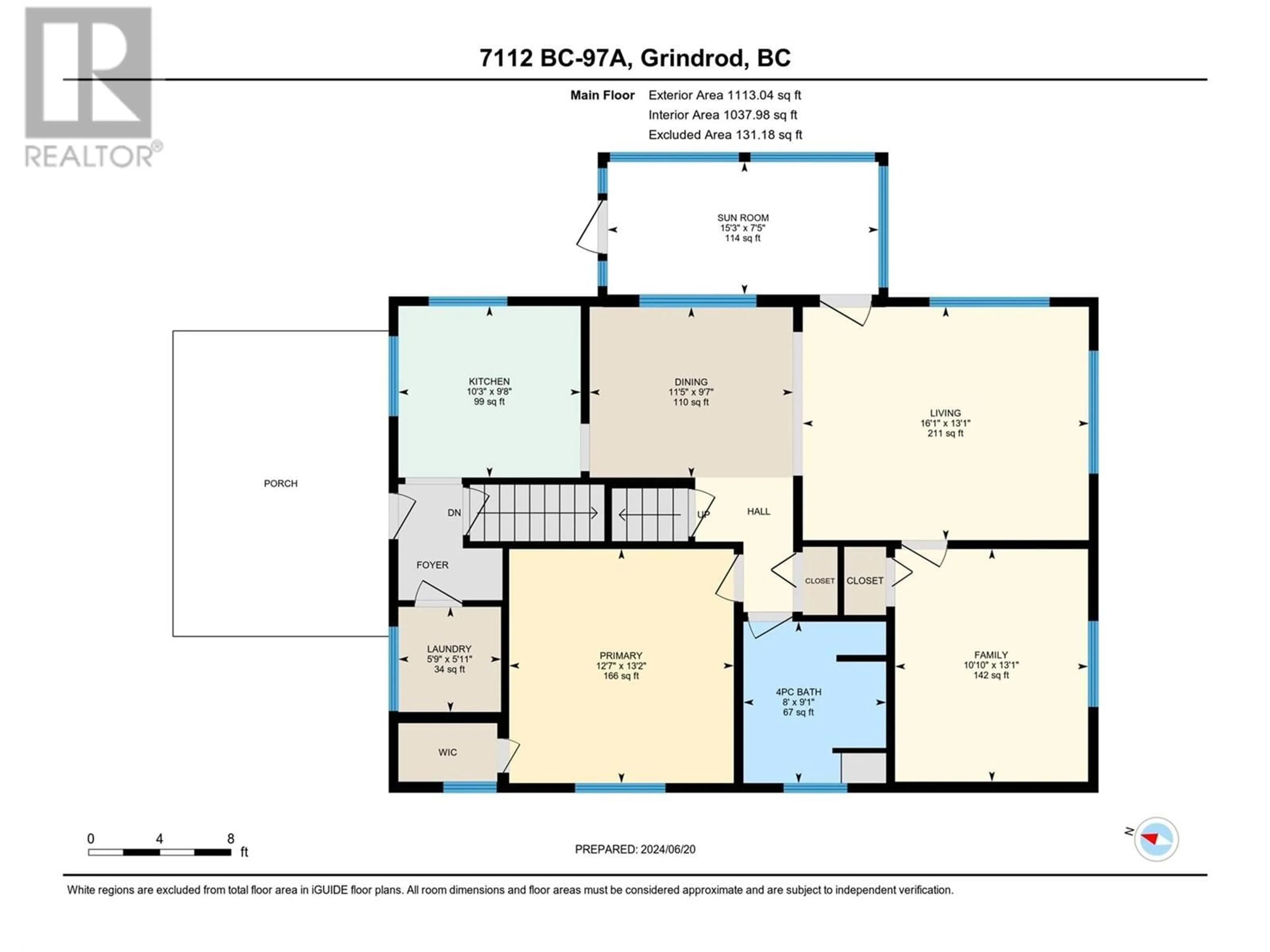 Floor plan for 7112 97A Highway, Grindrod British Columbia V0E1Y0