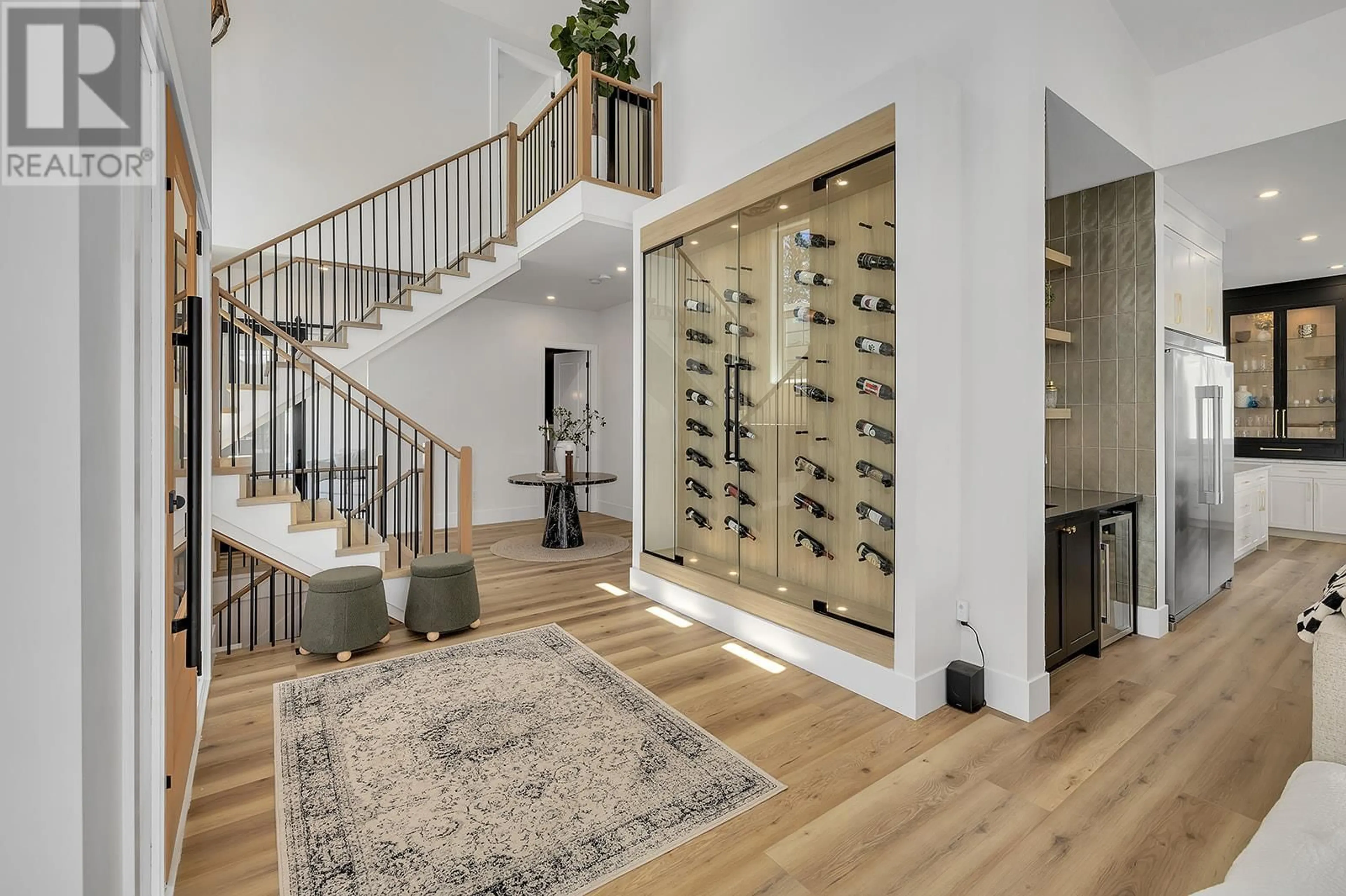 Indoor entryway, wood floors for 1032 Oak Barrel Lane, West Kelowna British Columbia V1Z0A6