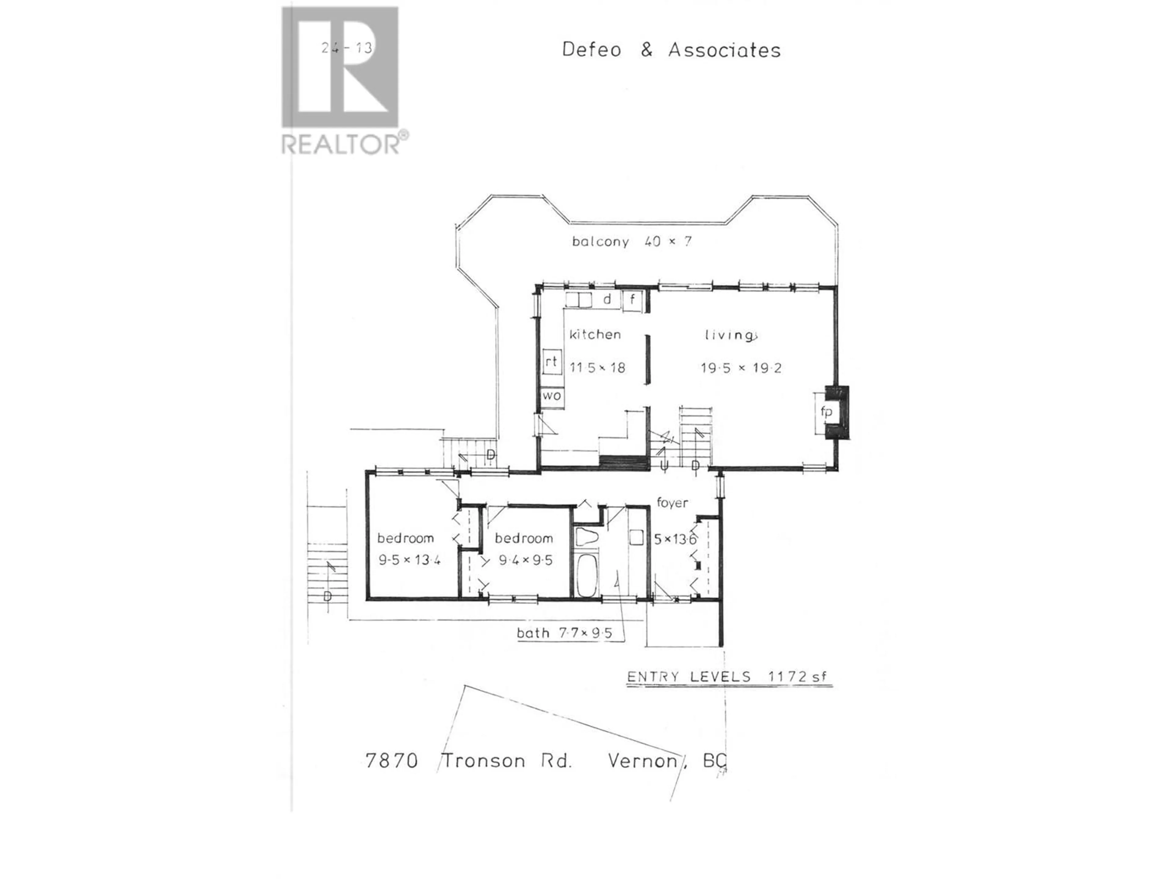 Floor plan for 7870 Tronson Road, Vernon British Columbia V1H1C6