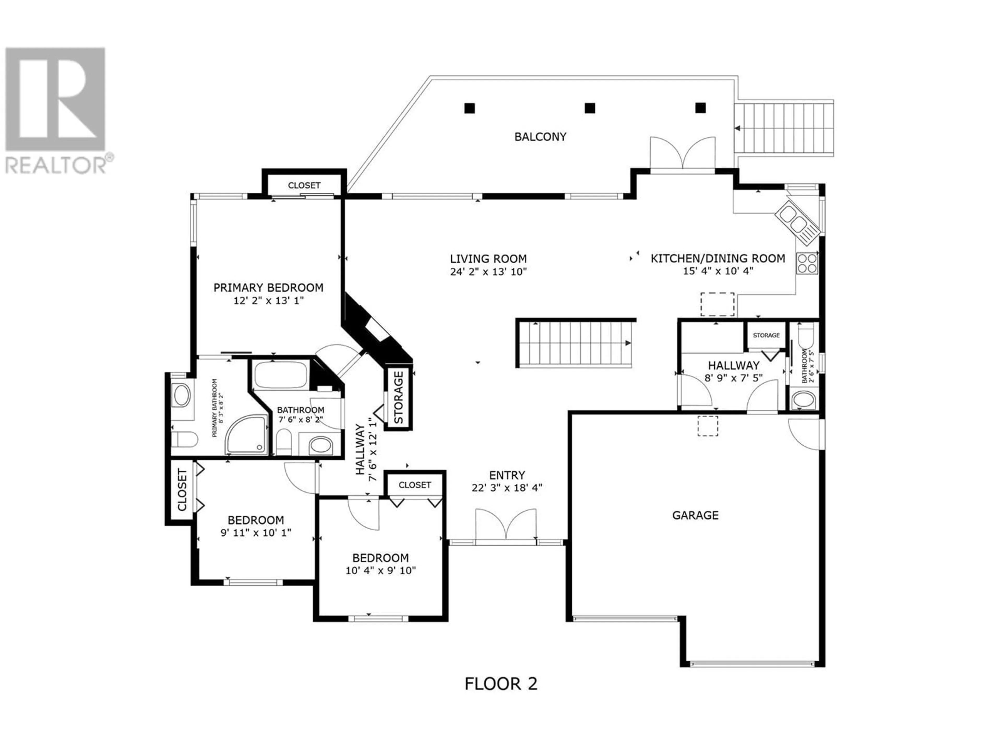Floor plan for 1085 Caledonia Way, West Kelowna British Columbia V1Z3N7