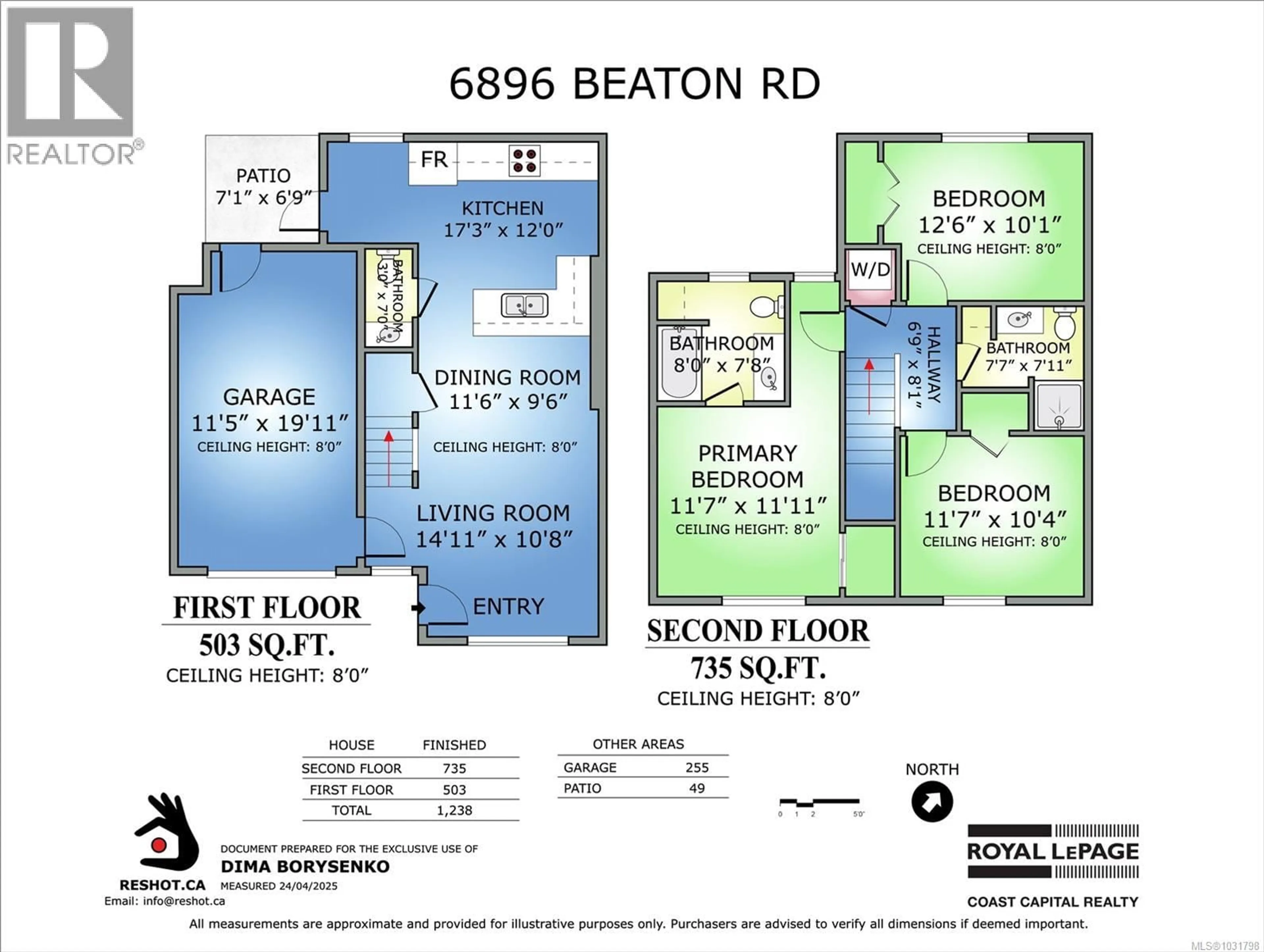 Floor plan for 6896 BEATON ROAD, Sooke British Columbia V9Z0M3