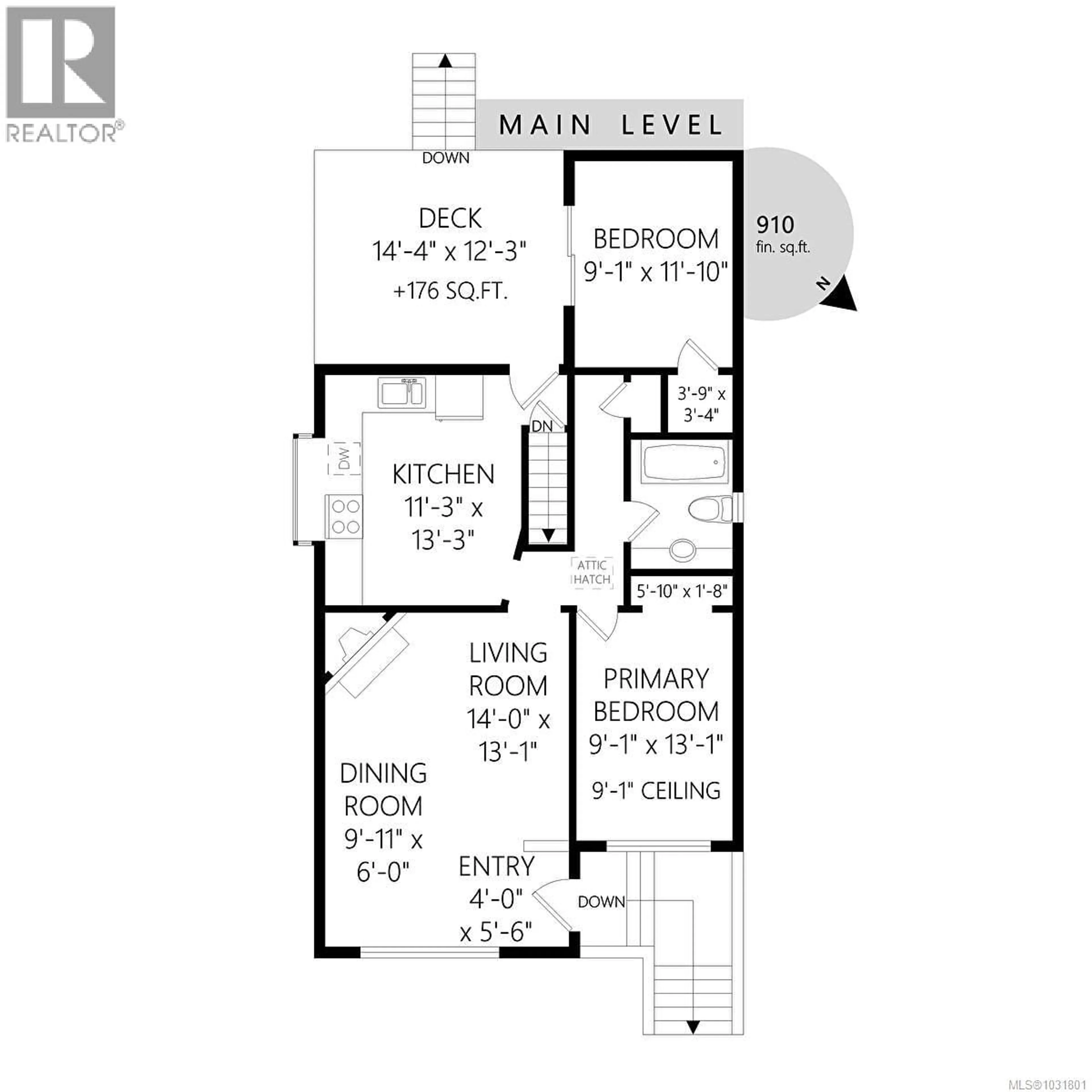 Floor plan for 3426 CALUMET AVENUE, Saanich British Columbia V8X1V5