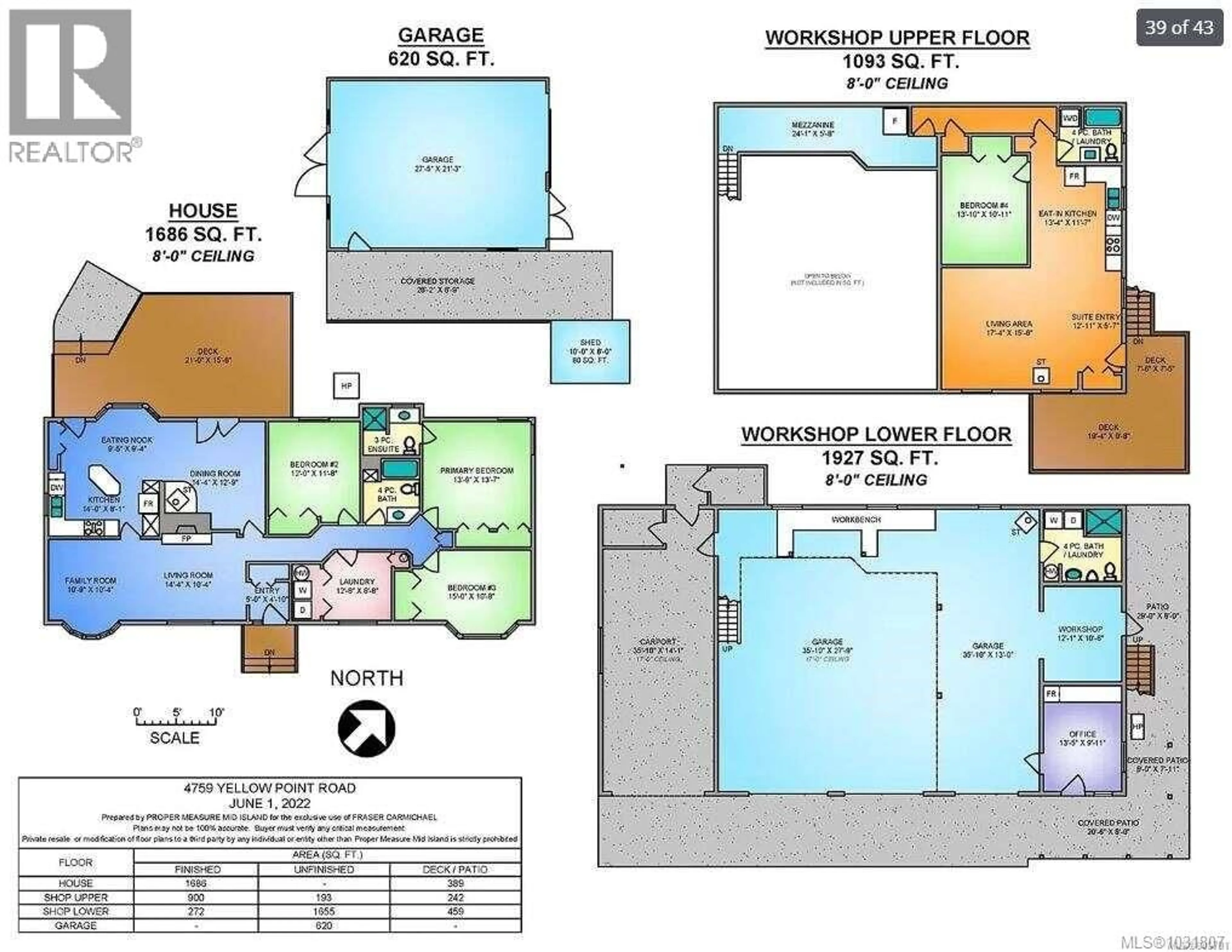 Floor plan for 4759 YELLOW POINT ROAD, Ladysmith British Columbia V9G1H2