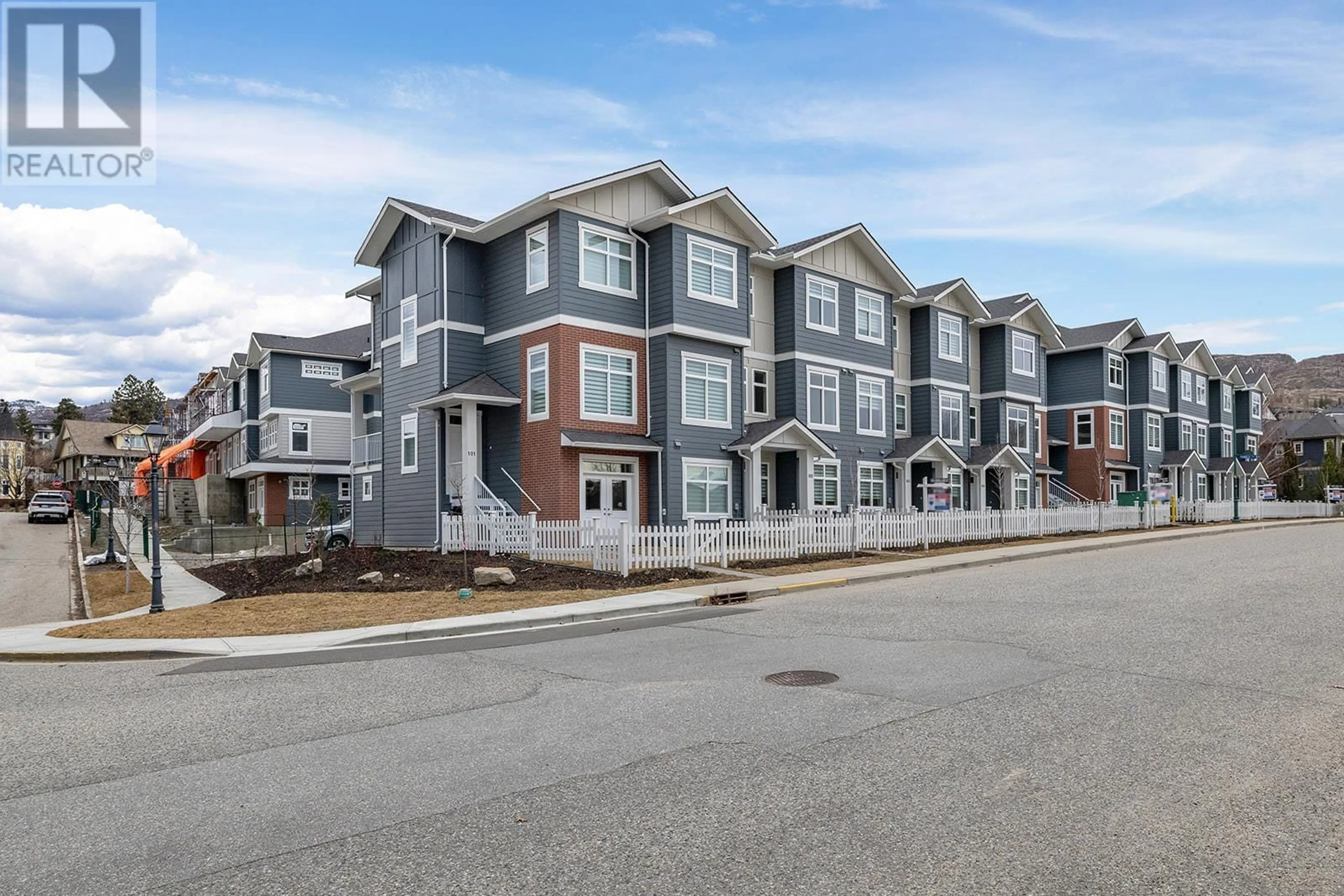 A pic from exterior of the house or condo, the street view for 5300 Main Street Unit# 108, Kelowna British Columbia V1W4V1