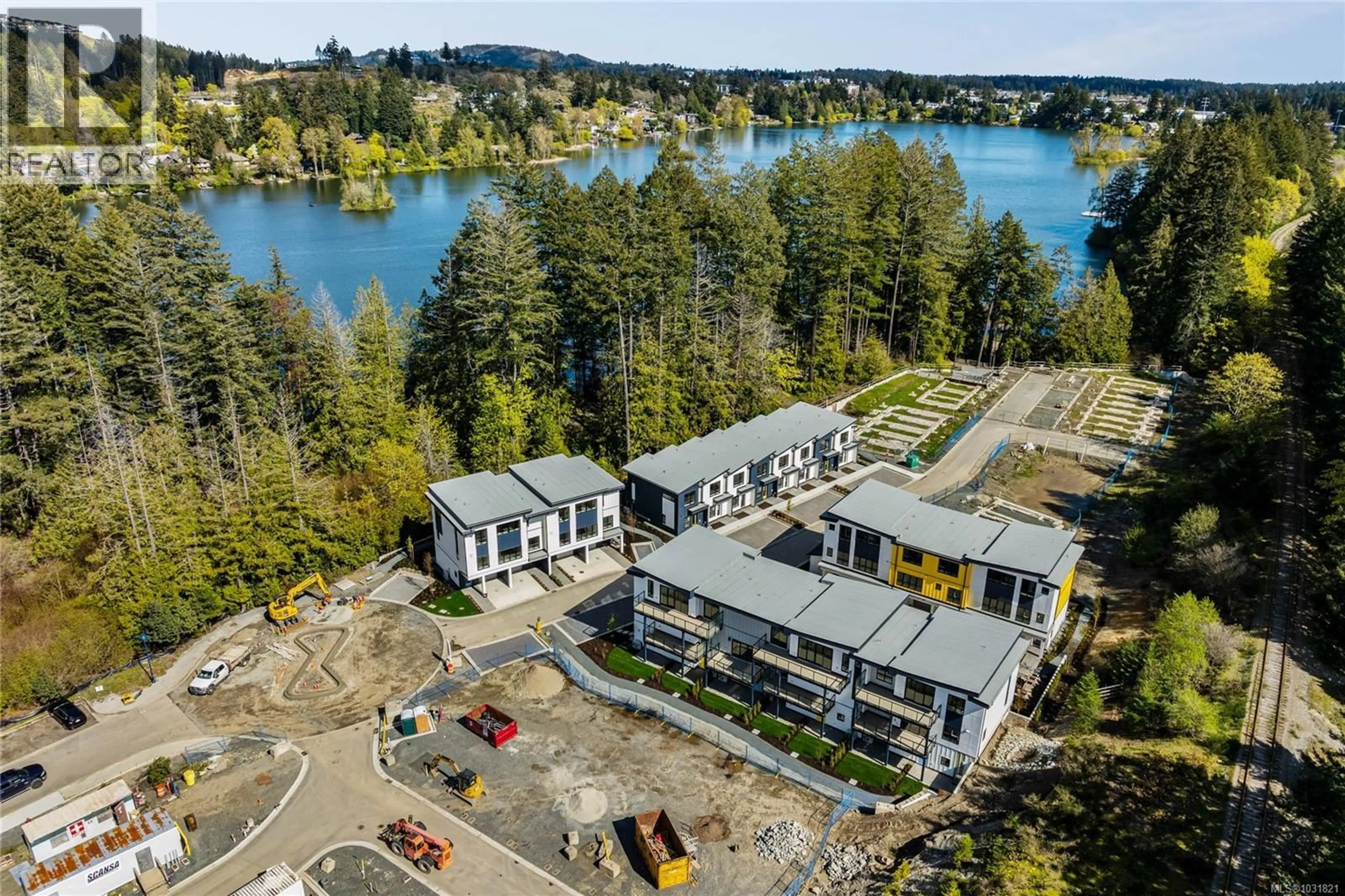 A pic from outside/outdoor area/front of a property/back of a property/a pic from drone, water/lake/river/ocean view for 1222 DRIFTER END, Langford British Columbia V9B0B2