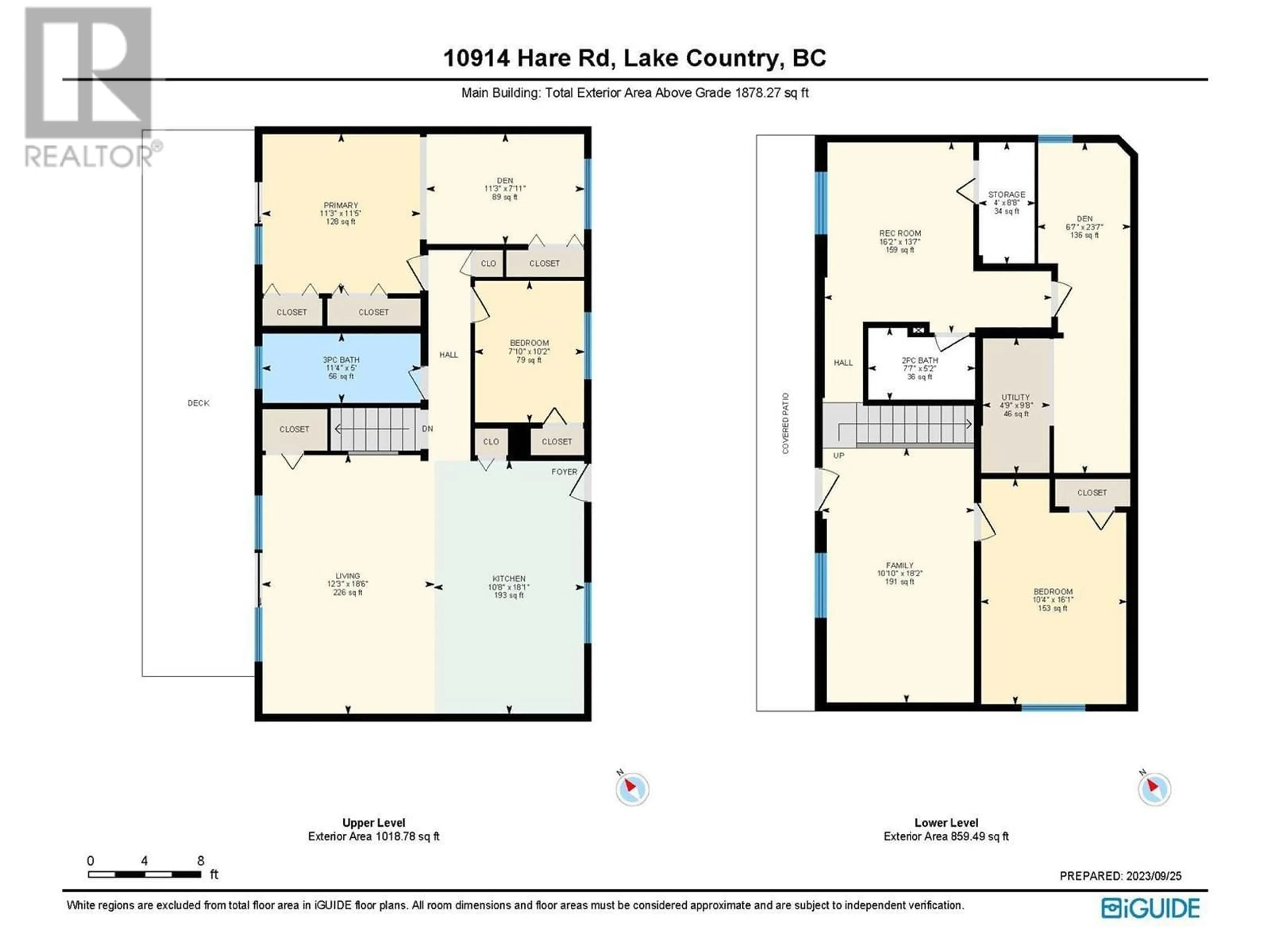 Floor plan for 10914 Hare Road, Lake Country British Columbia V4V2H6