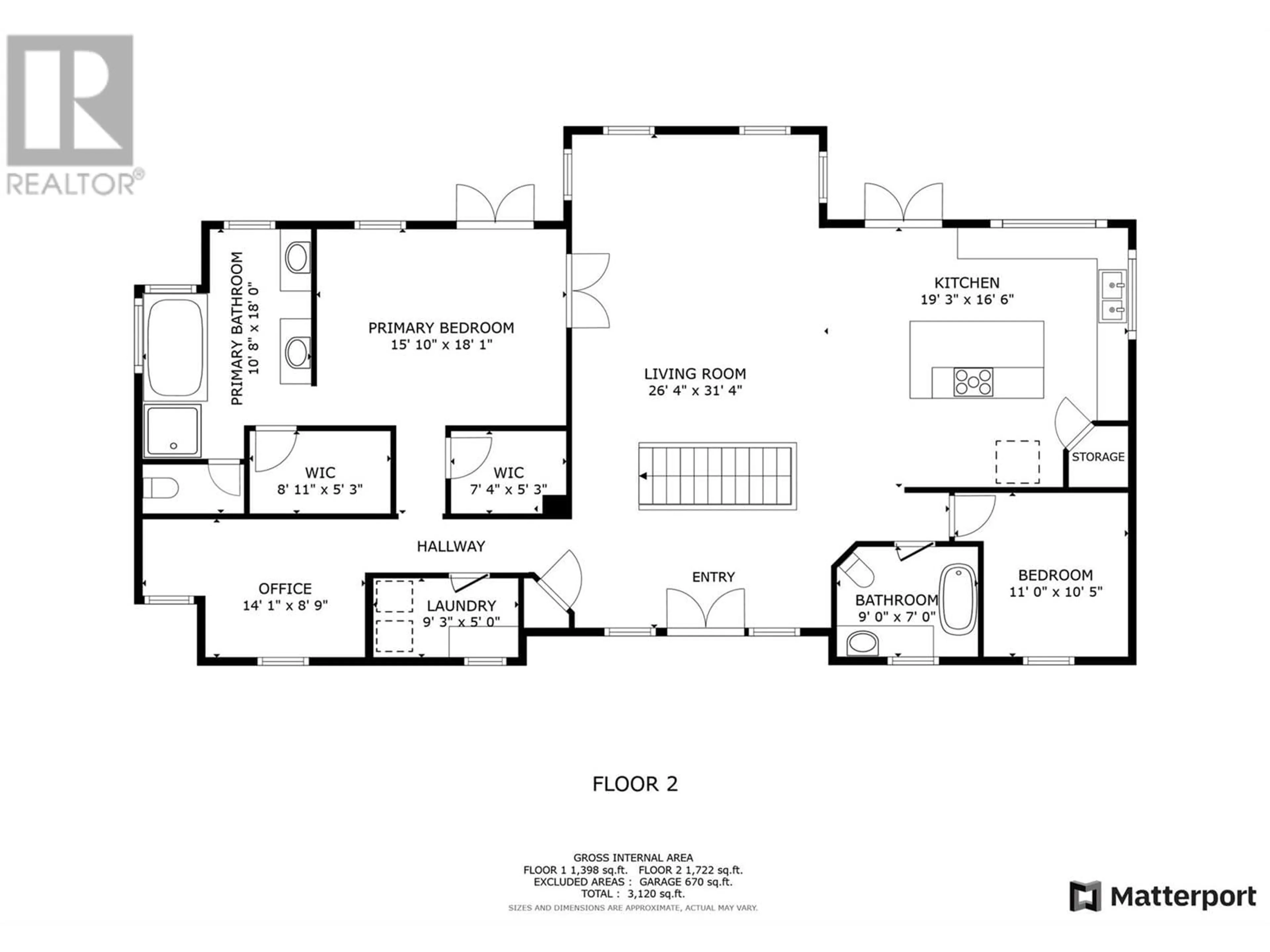 Floor plan for 1309 Eagle Ridge Road, Lumby British Columbia V0E2G4
