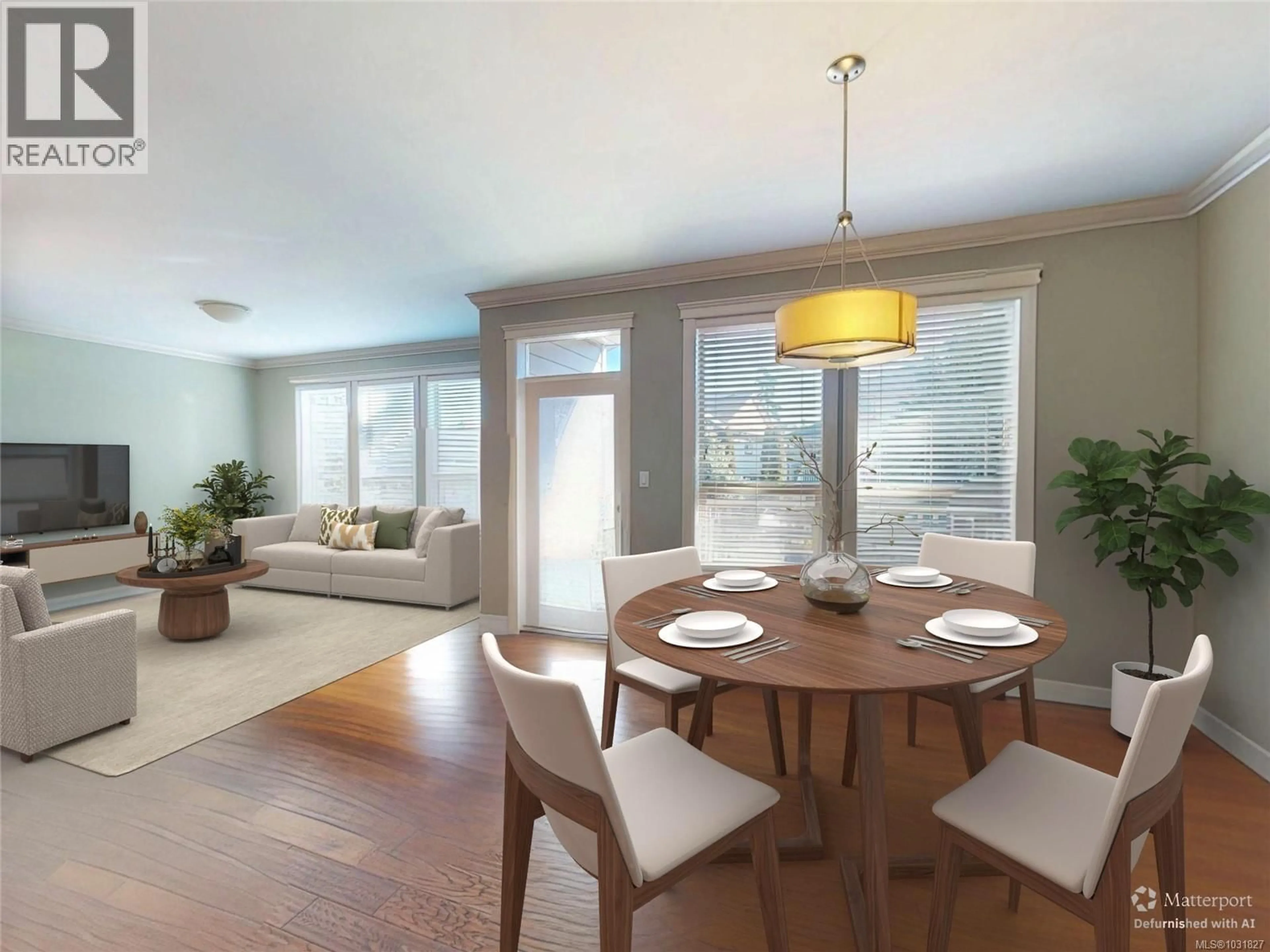 Dining room, wood/laminate floor for 107 - 2253 TOWNSEND ROAD, Sooke British Columbia V9Z1M1