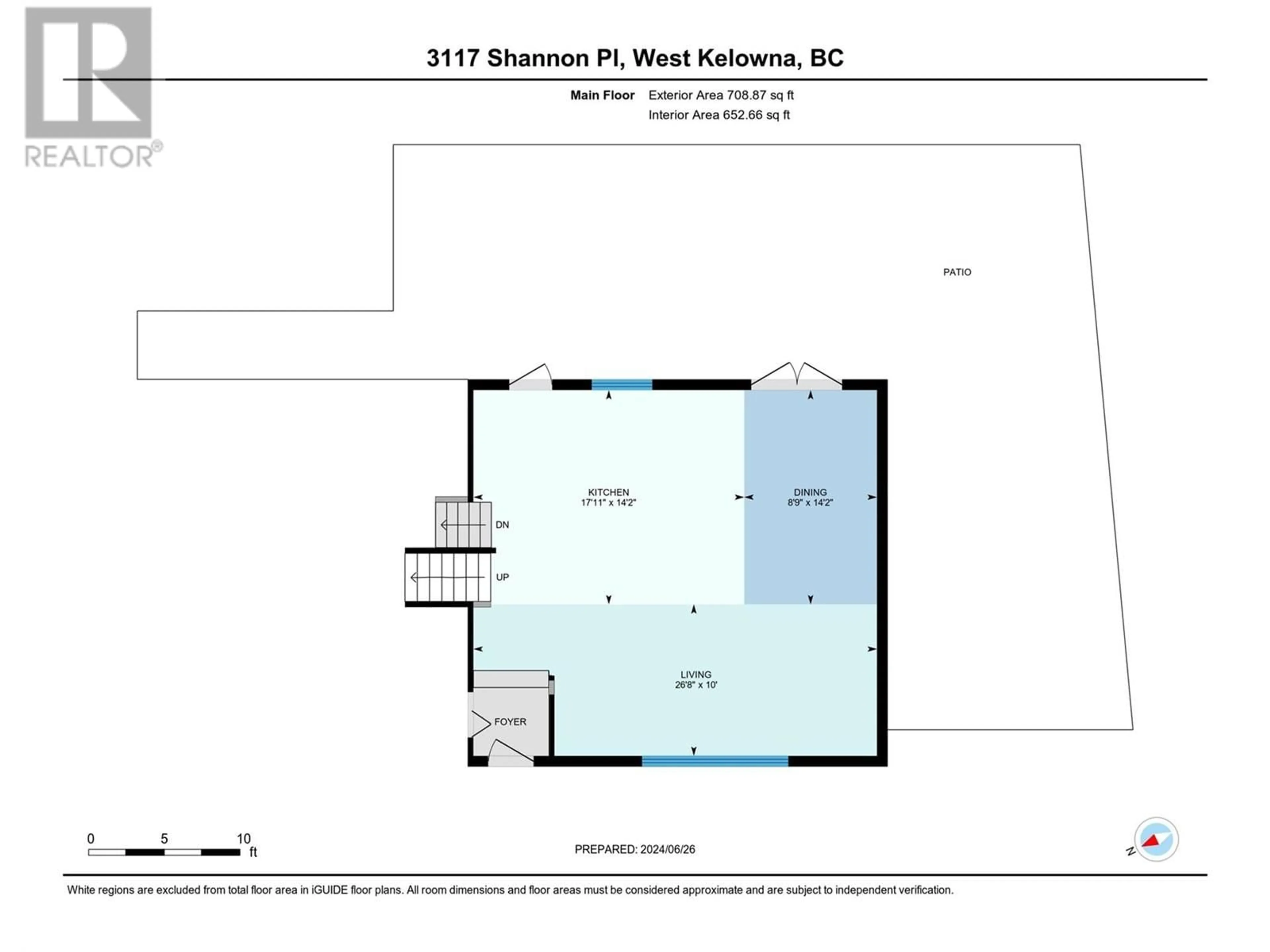 Floor plan for 3117 Shannon Place, West Kelowna British Columbia V4T1T4