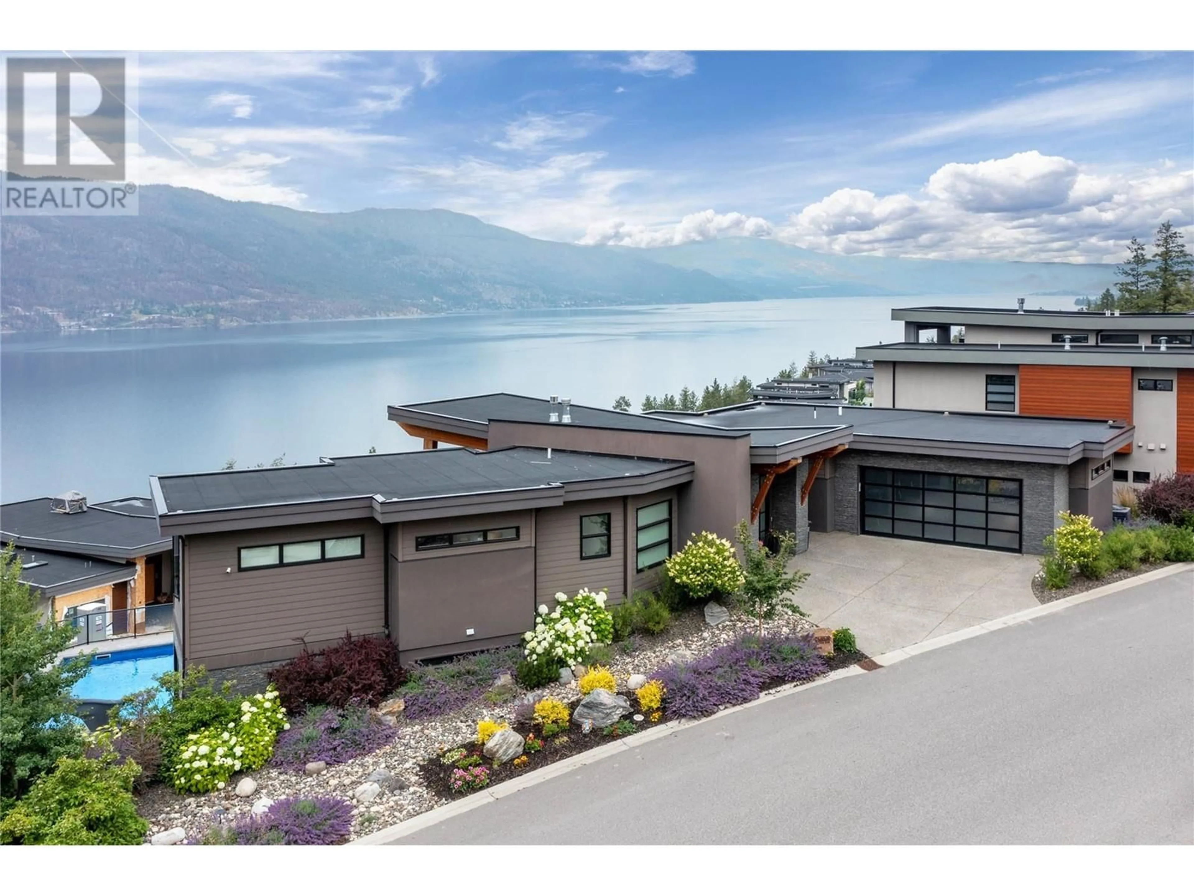 A pic from exterior of the house or condo, lake for 3514 McKinley Beach Drive, Kelowna British Columbia V1V3G2