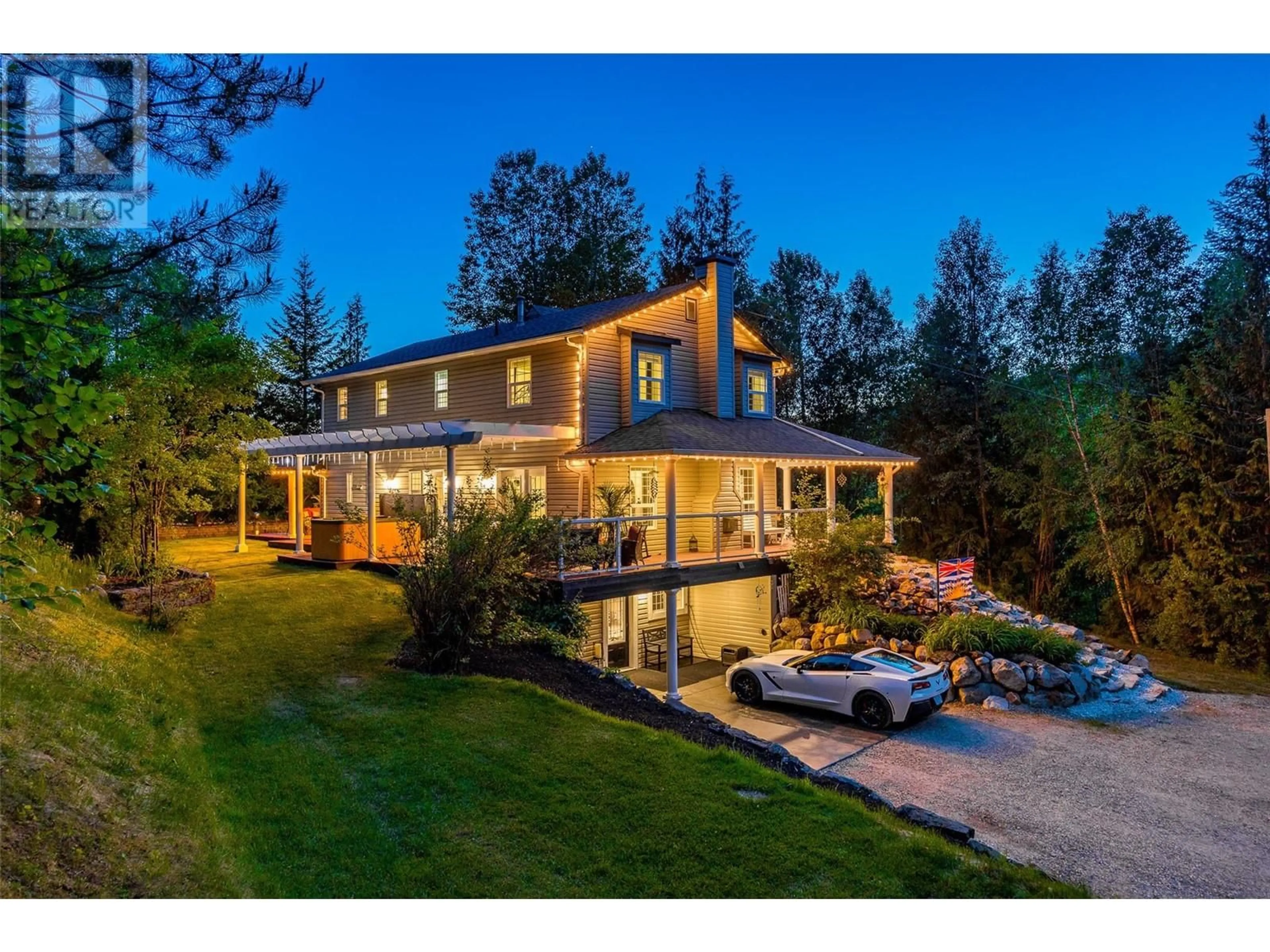 Frontside or backside of a home for 8765 Forsberg Road, Vernon British Columbia V1B3M6