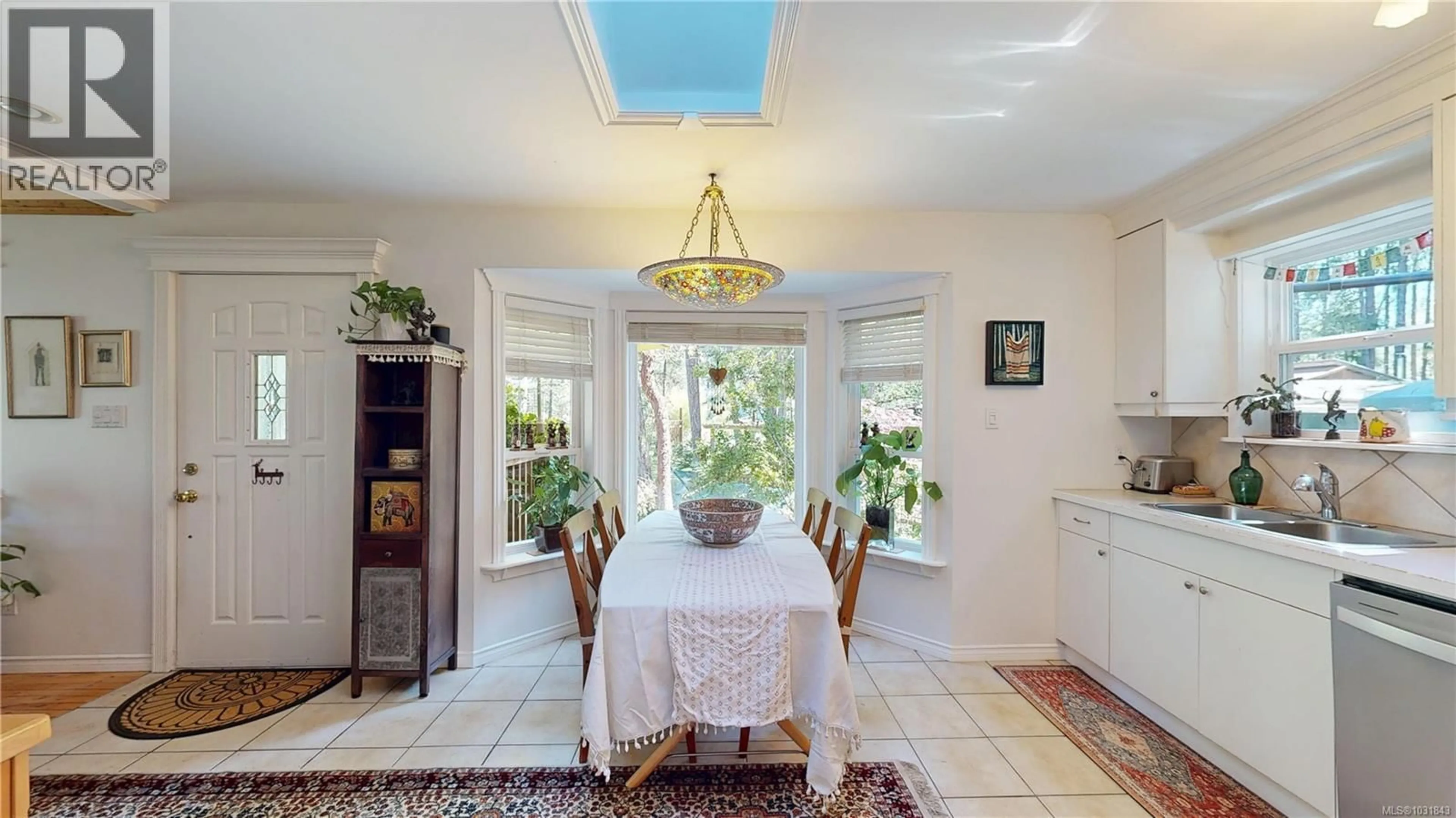 Dining room, ceramic/tile floor for 1085 SANSOM ROAD, Gabriola Island British Columbia V0R1X2