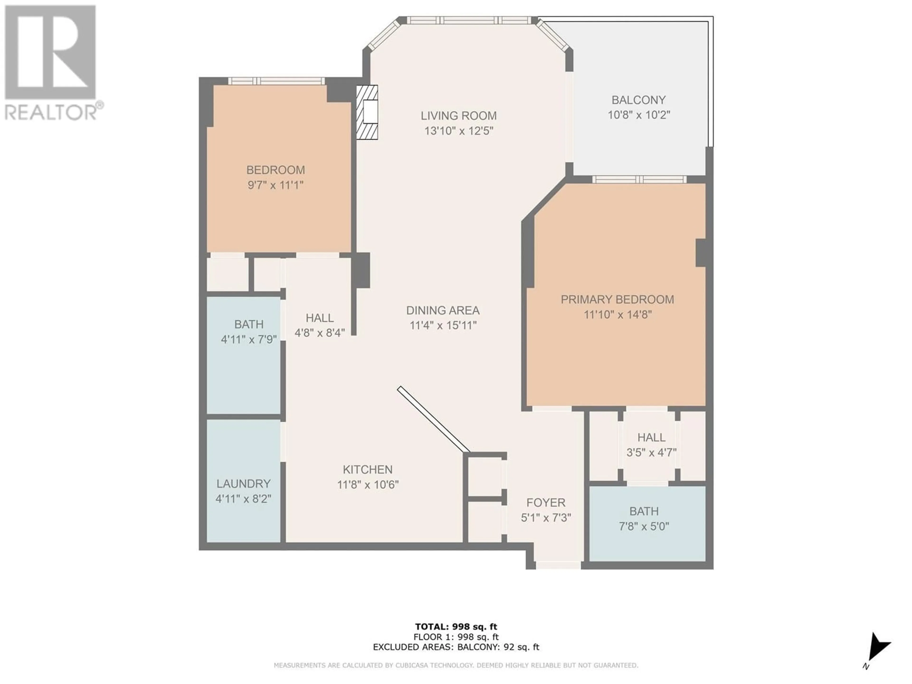 Floor plan for 1128 Sunset Drive Unit# 1402, Kelowna British Columbia V1Y9W7