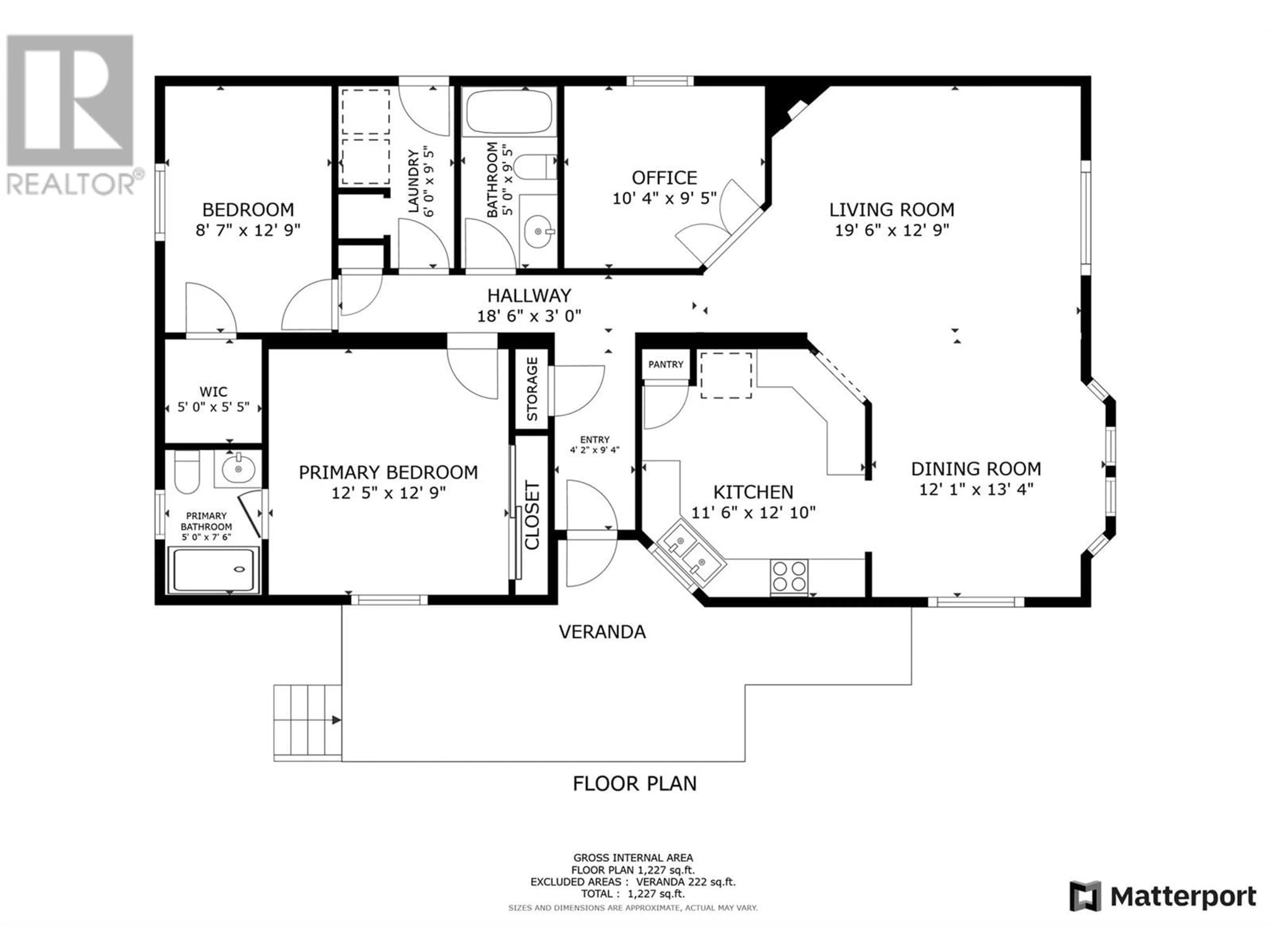 Floor plan for 4701 Pleasant Valley Road Unit# 19, Vernon British Columbia V1T4M7