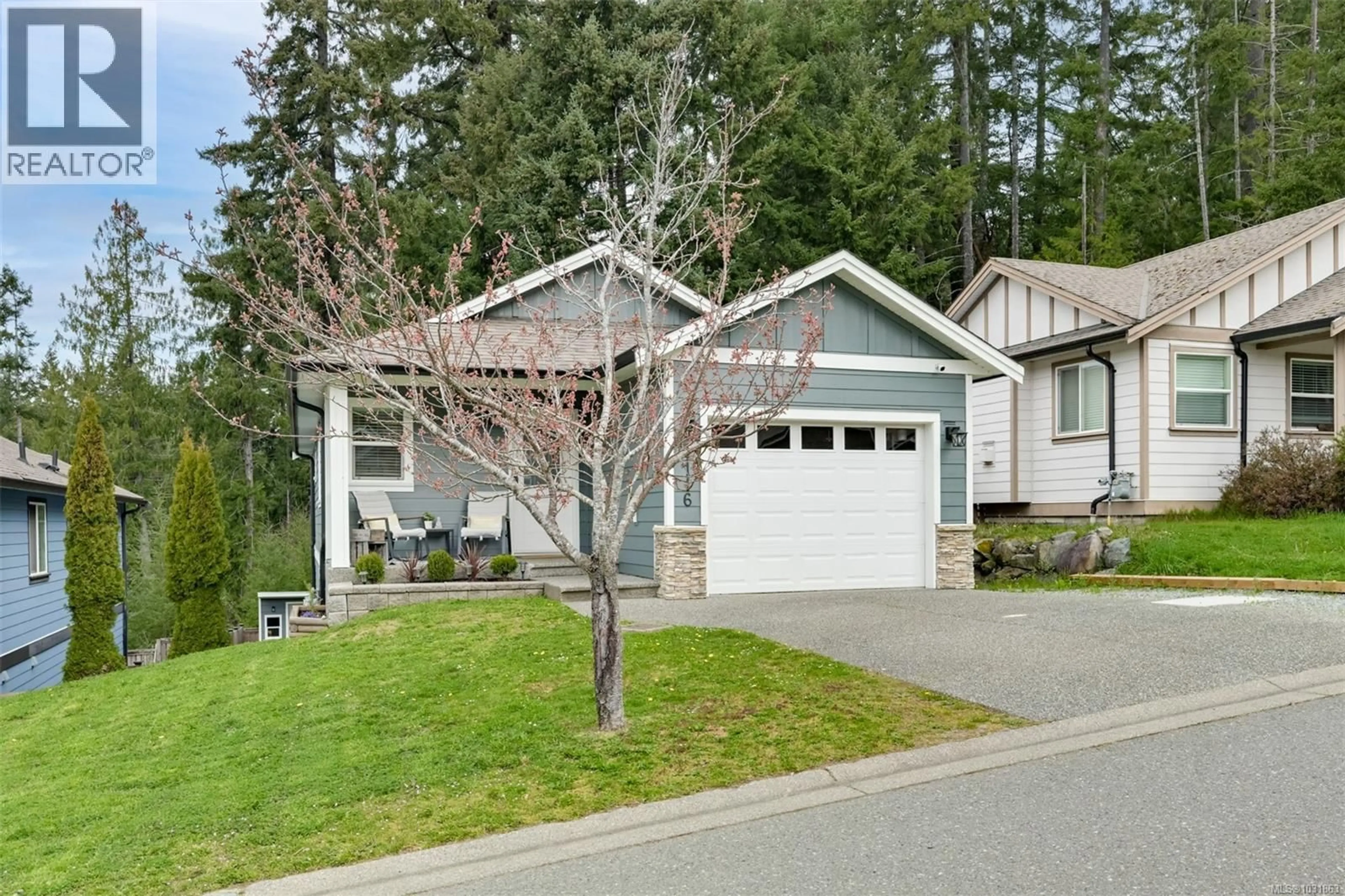 Home with vinyl exterior material, street for 1116 FITZGERALD ROAD, Shawnigan Lake British Columbia V0R2W3