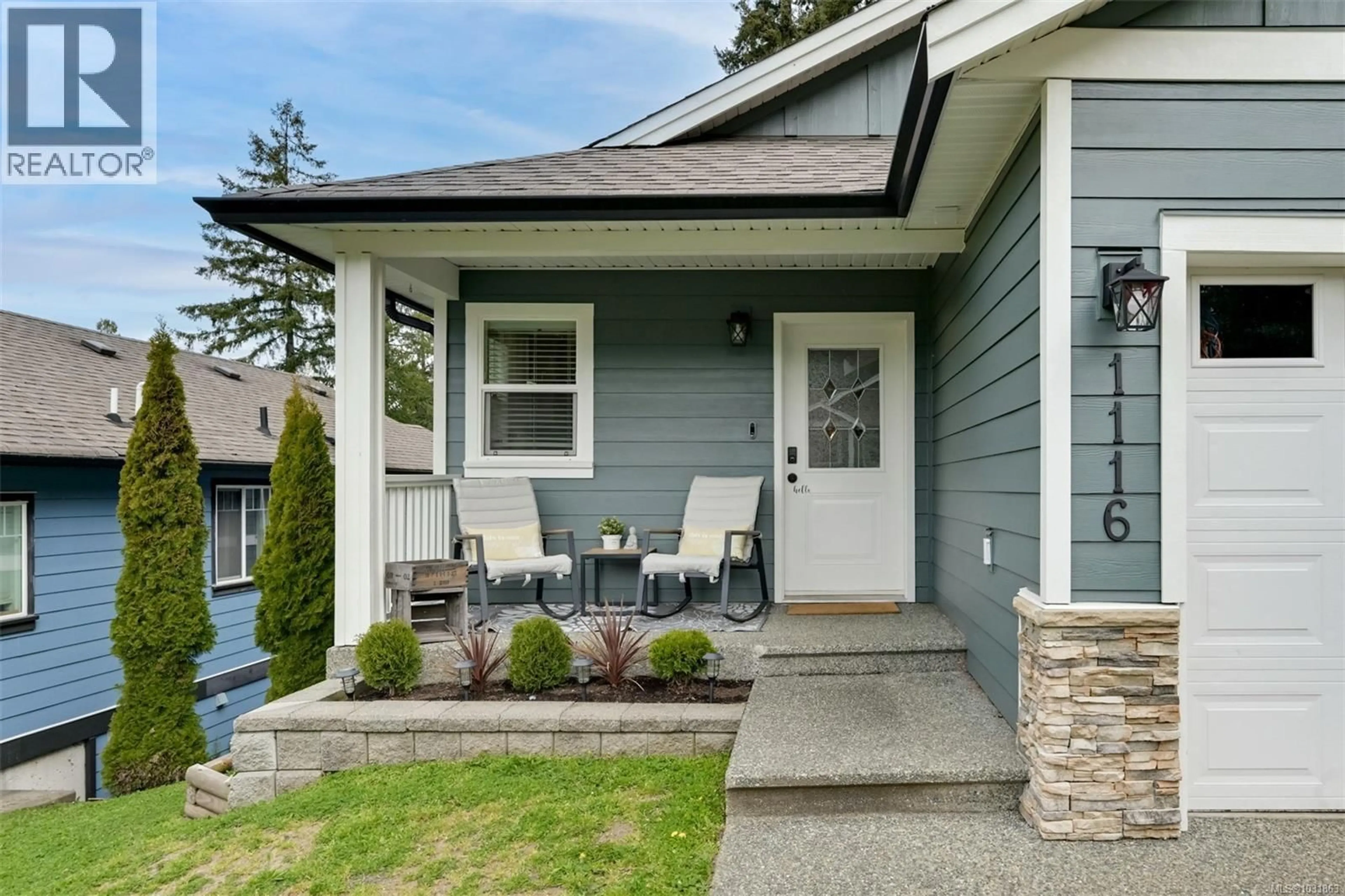 Home with vinyl exterior material, street for 1116 FITZGERALD ROAD, Shawnigan Lake British Columbia V0R2W3