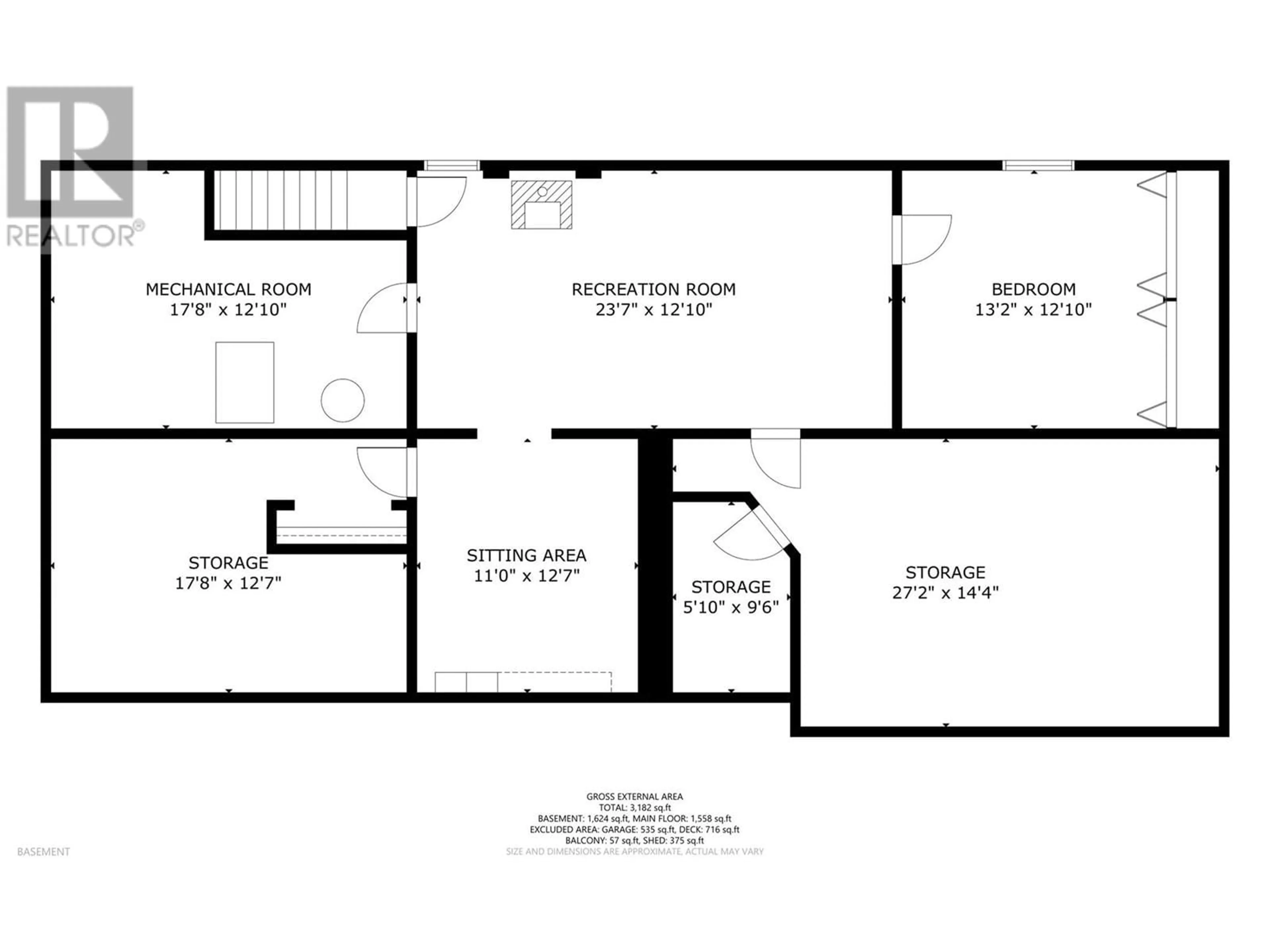 Floor plan for 2272 Francis Street, Vernon British Columbia V1B3B4