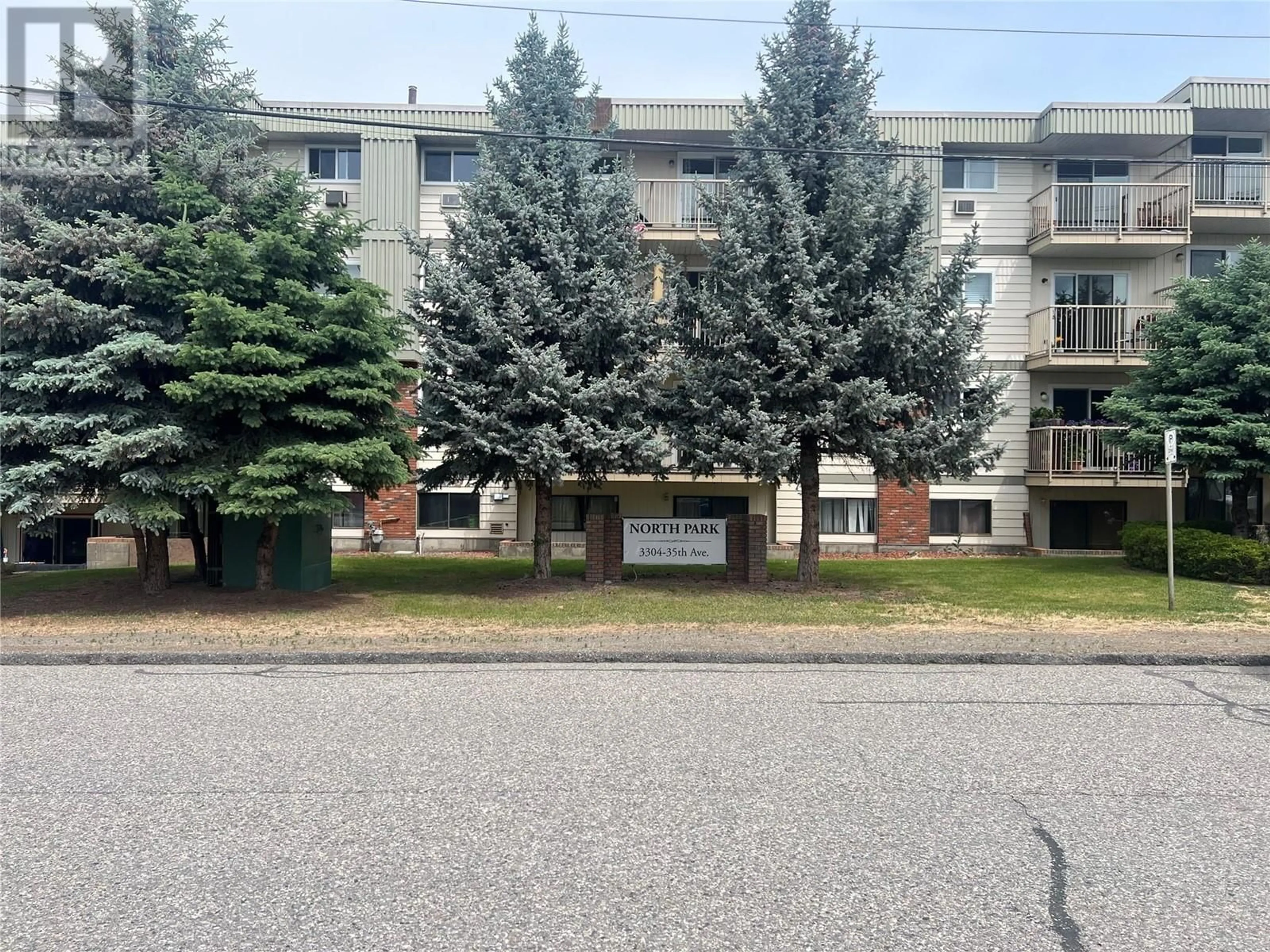 A pic from exterior of the house or condo for 3304 35th Avenue Unit# 205, Vernon British Columbia V1T8M6