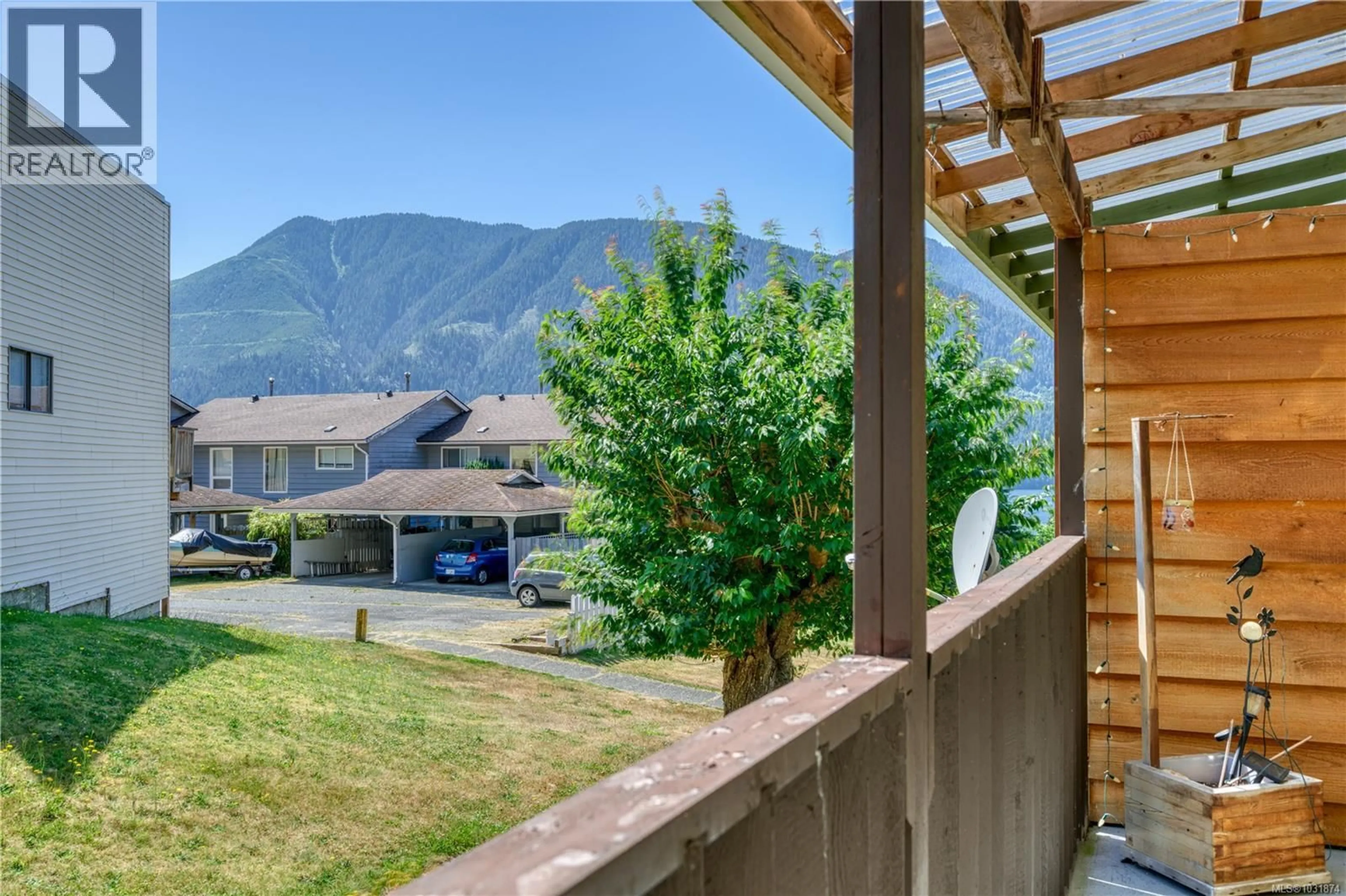 Patio, mountain view for 87 MCKAY CRESCENT, Port Alice British Columbia V0N2N0