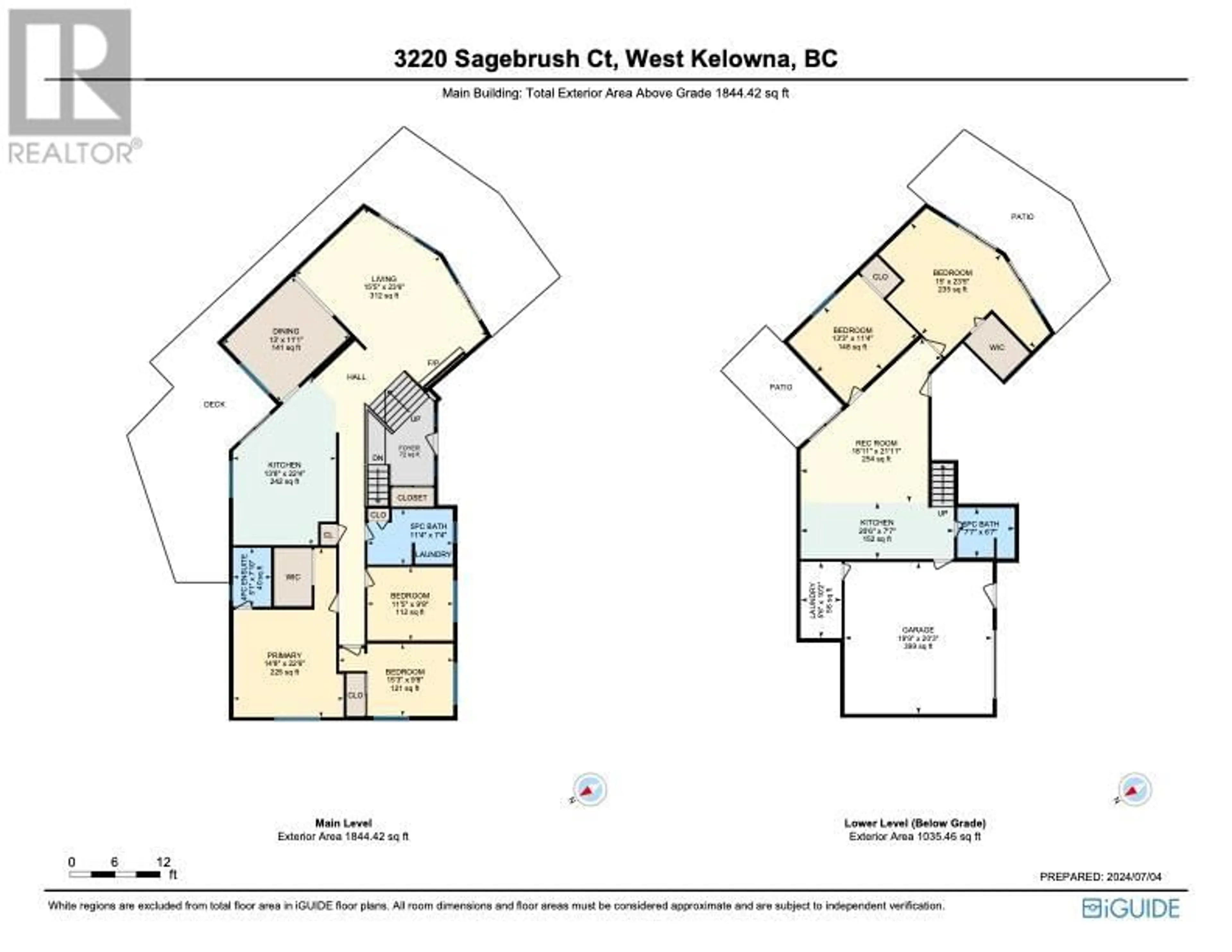 Floor plan for 3220 Sagebrush Court, West Kelowna British Columbia V4T2G6