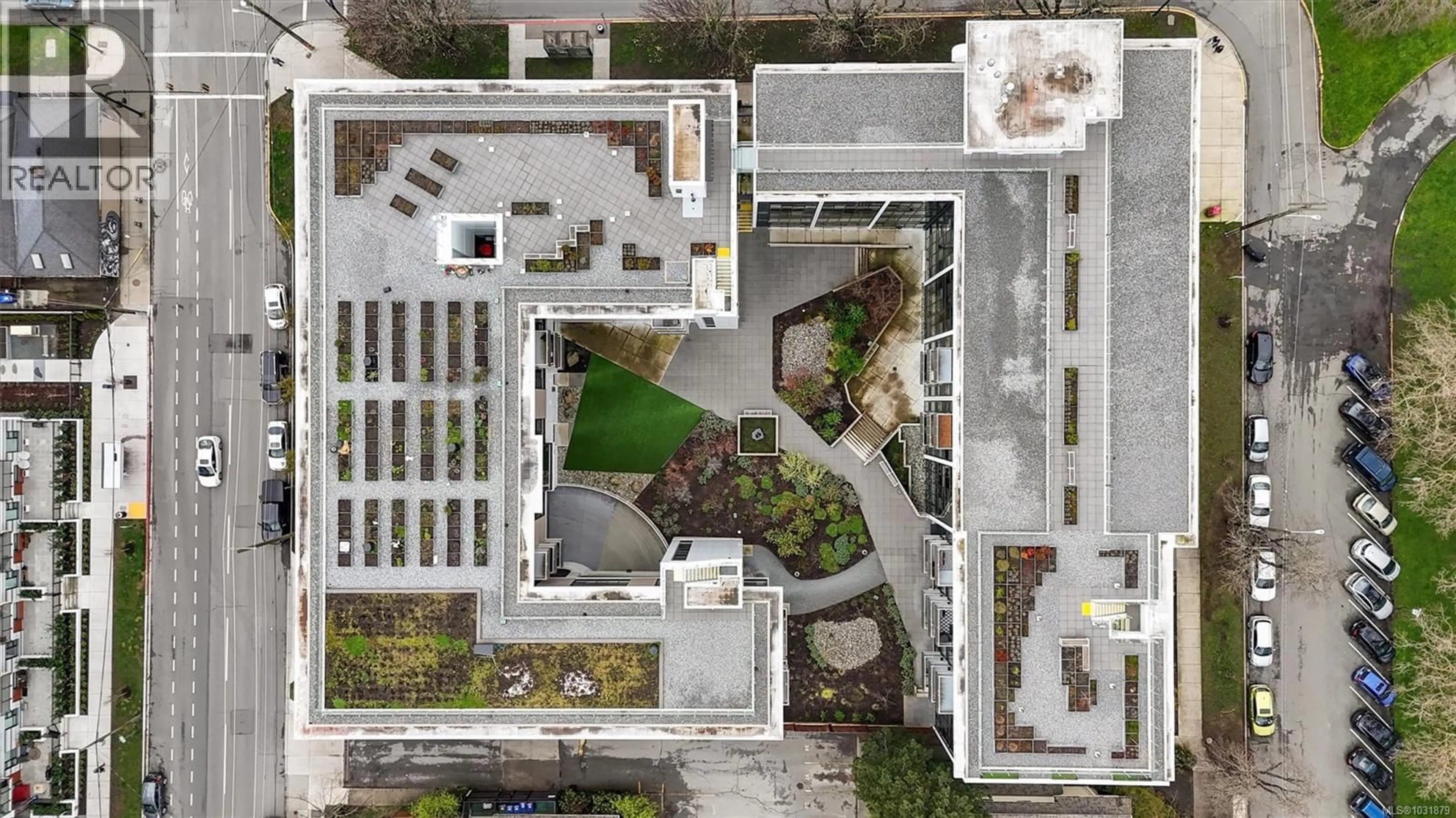 A pic from outside/outdoor area/front of a property/back of a property/a pic from drone, building for N216 - 1105 PANDORA AVENUE, Victoria British Columbia V8V3P9