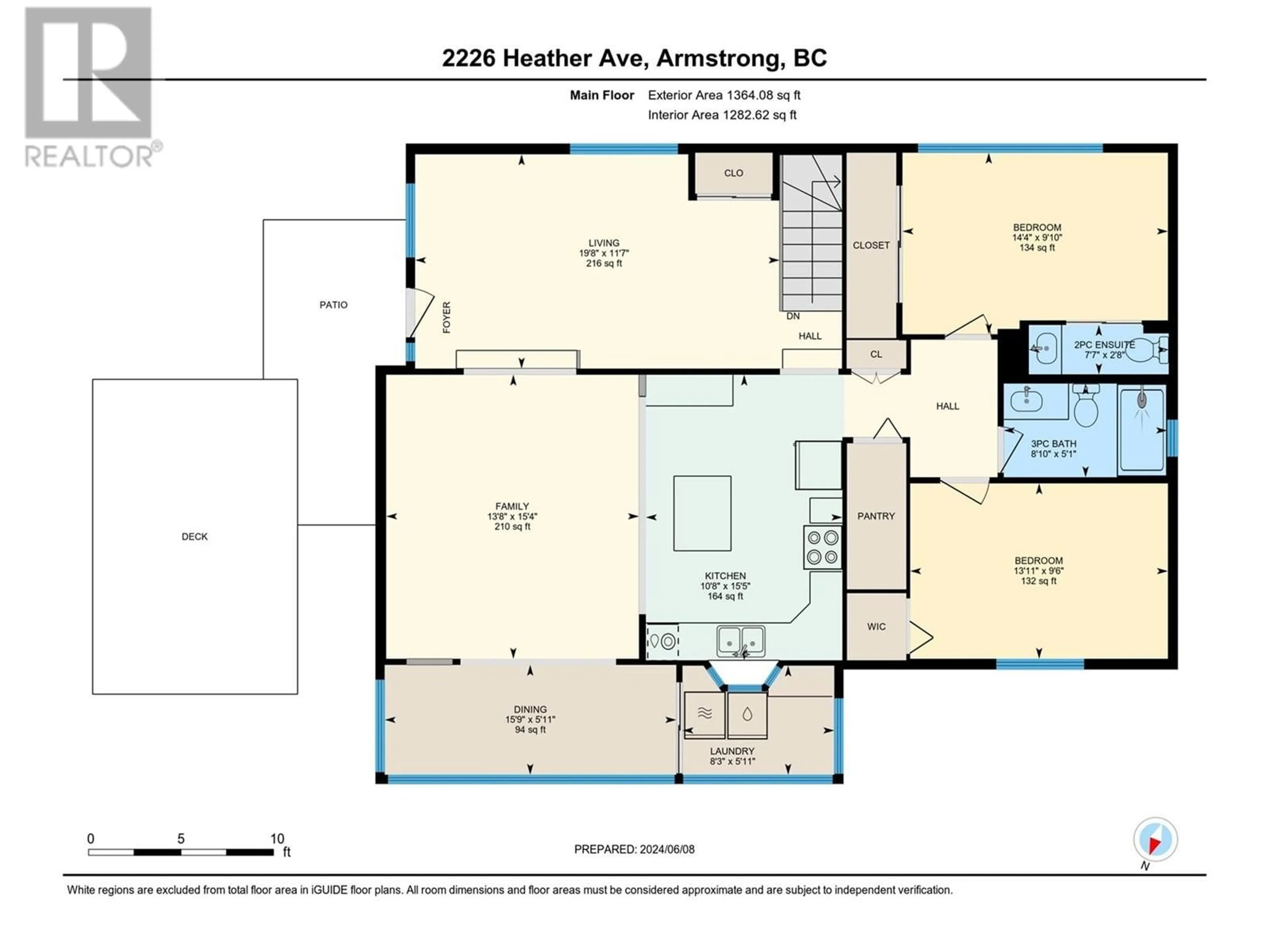 Floor plan for 2226 Heather Avenue, Armstrong British Columbia V0E1B1