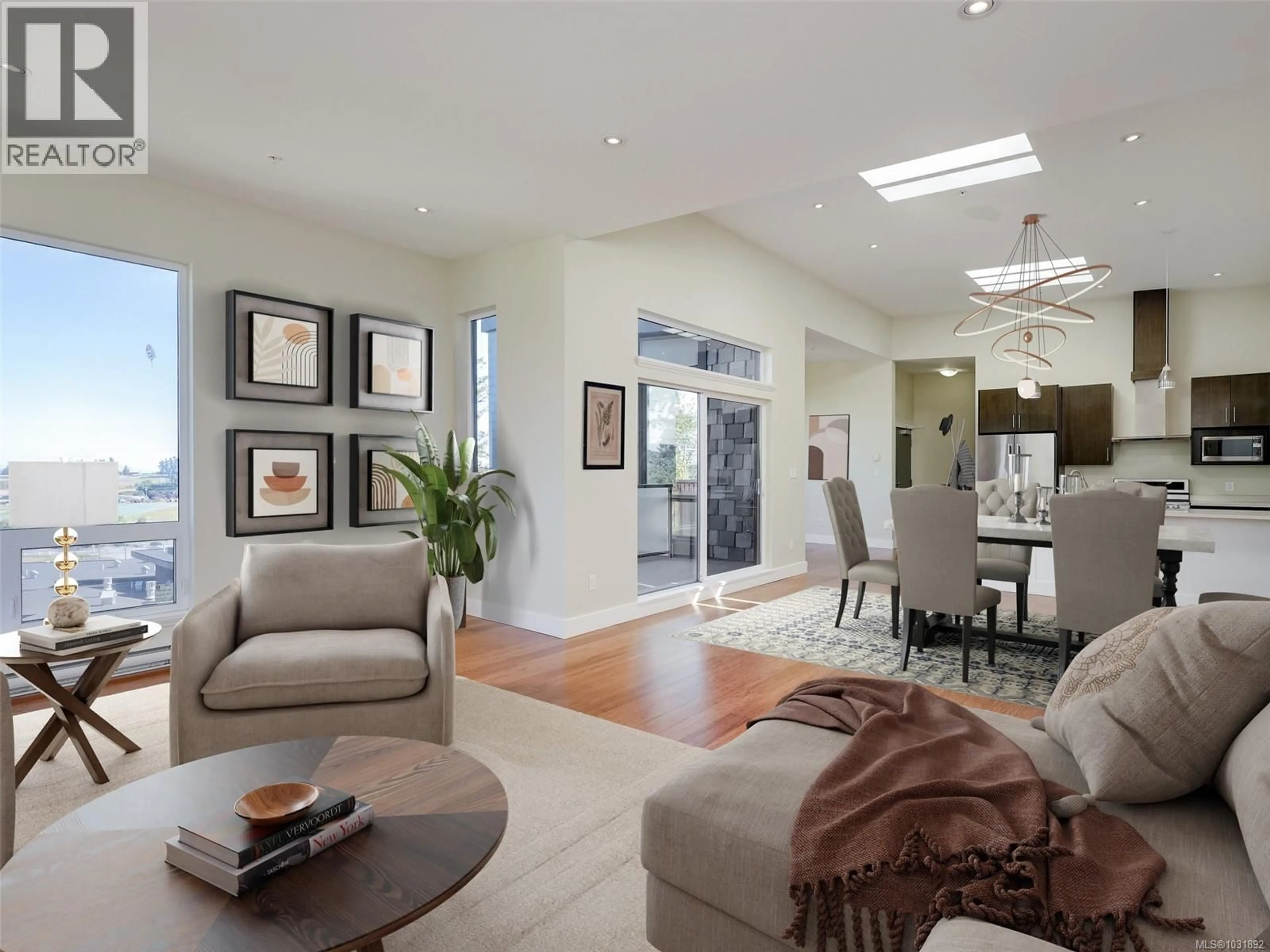 Living room with furniture, unknown for 302 - 6981 EAST SAANICH ROAD, Central Saanich British Columbia V8Z5Z2