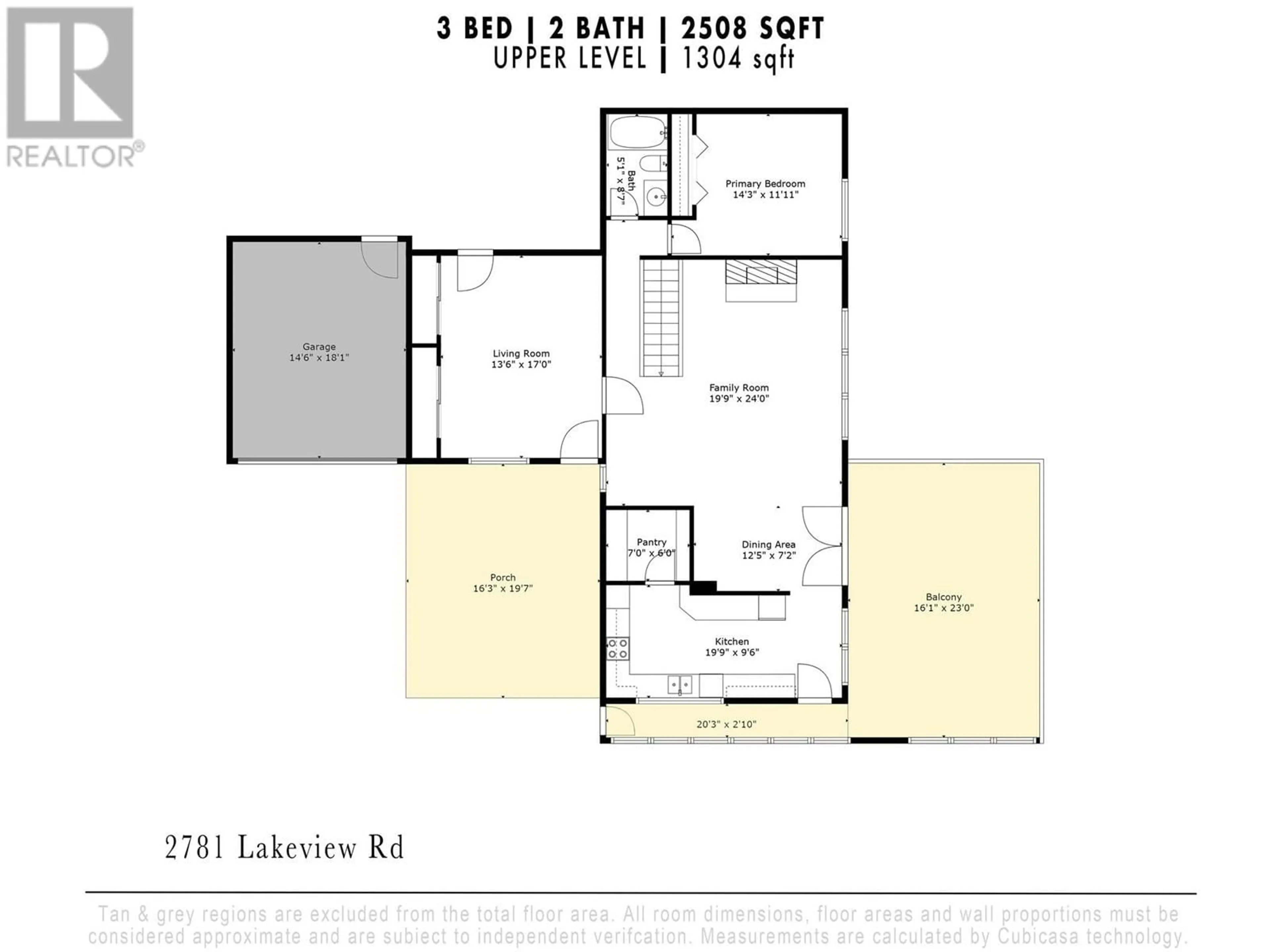 Floor plan for 2781 Lakeview Road, Kelowna British Columbia V1Z1Y5