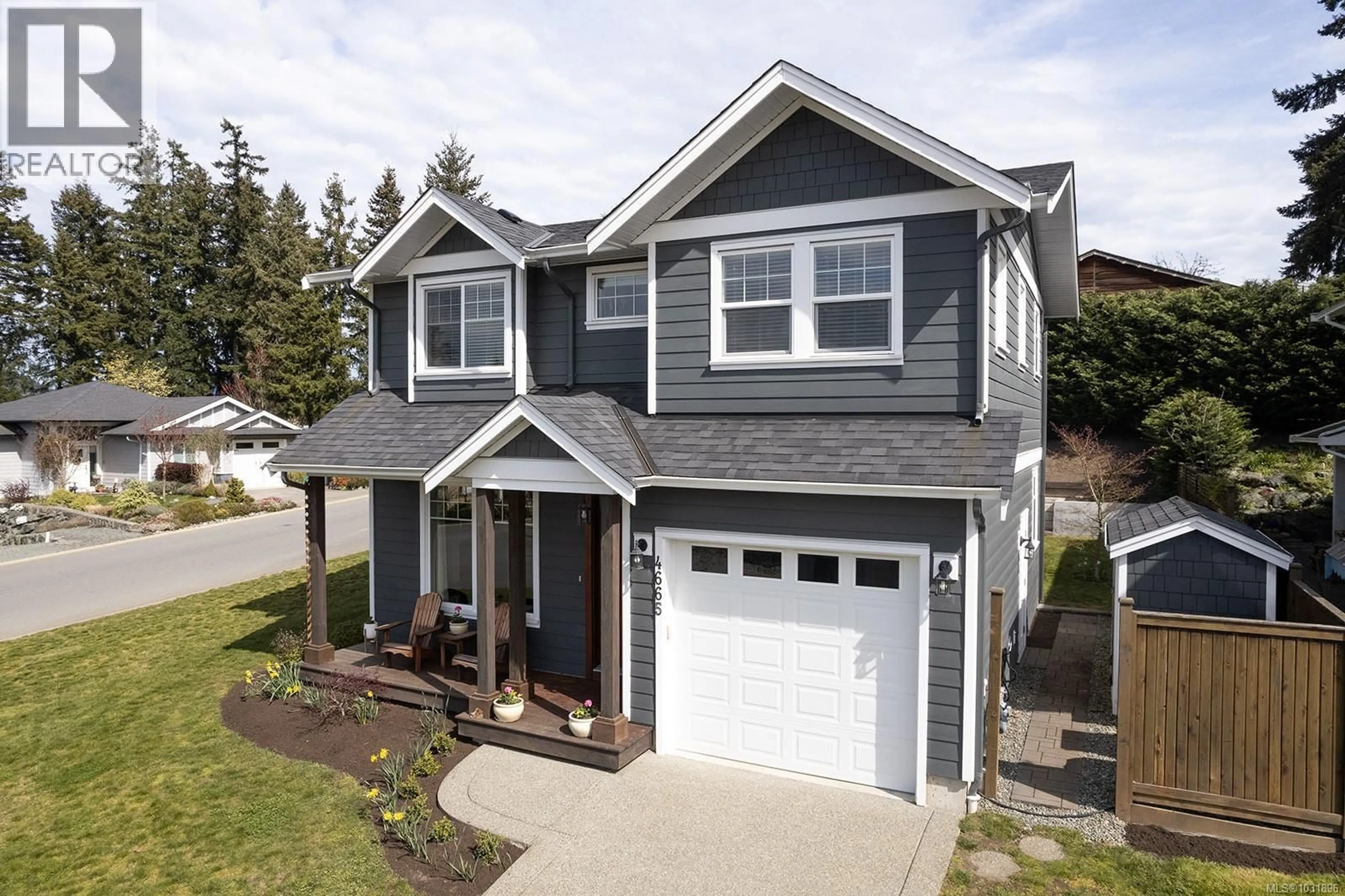 Home with vinyl exterior material, street for 4665 MALLARD WAY, Cowichan Bay British Columbia V0R1N1