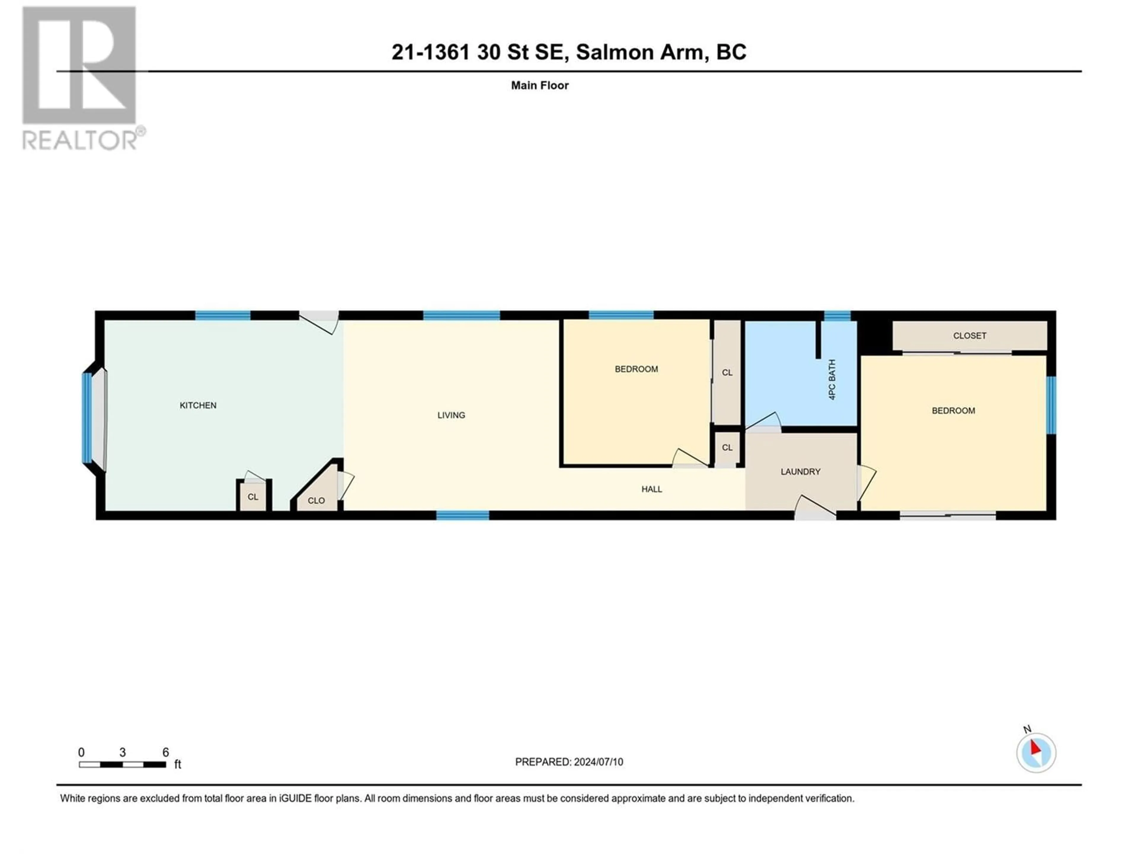 Floor plan for 21 - 1361 30 STREET SOUTHEAST, Salmon Arm British Columbia V1E2N4