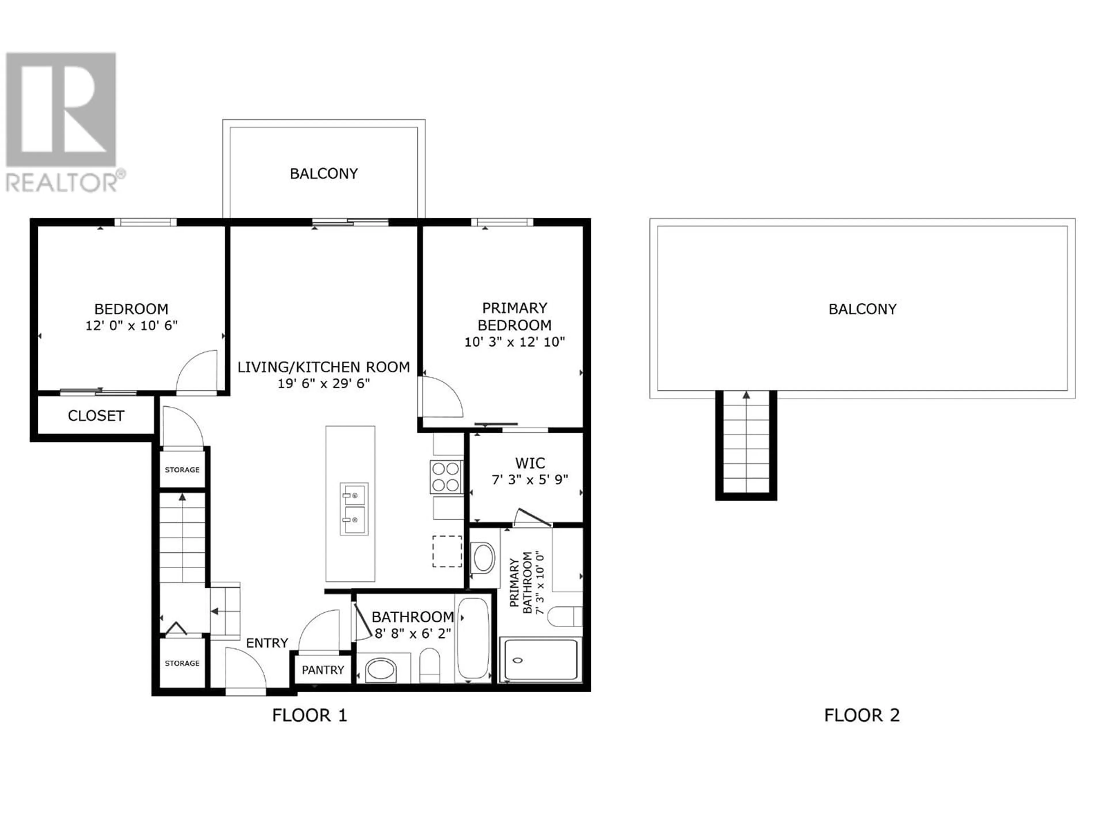 Floor plan for 4215 Gellatly Road S Unit# 1310, West Kelowna British Columbia V4T3N1