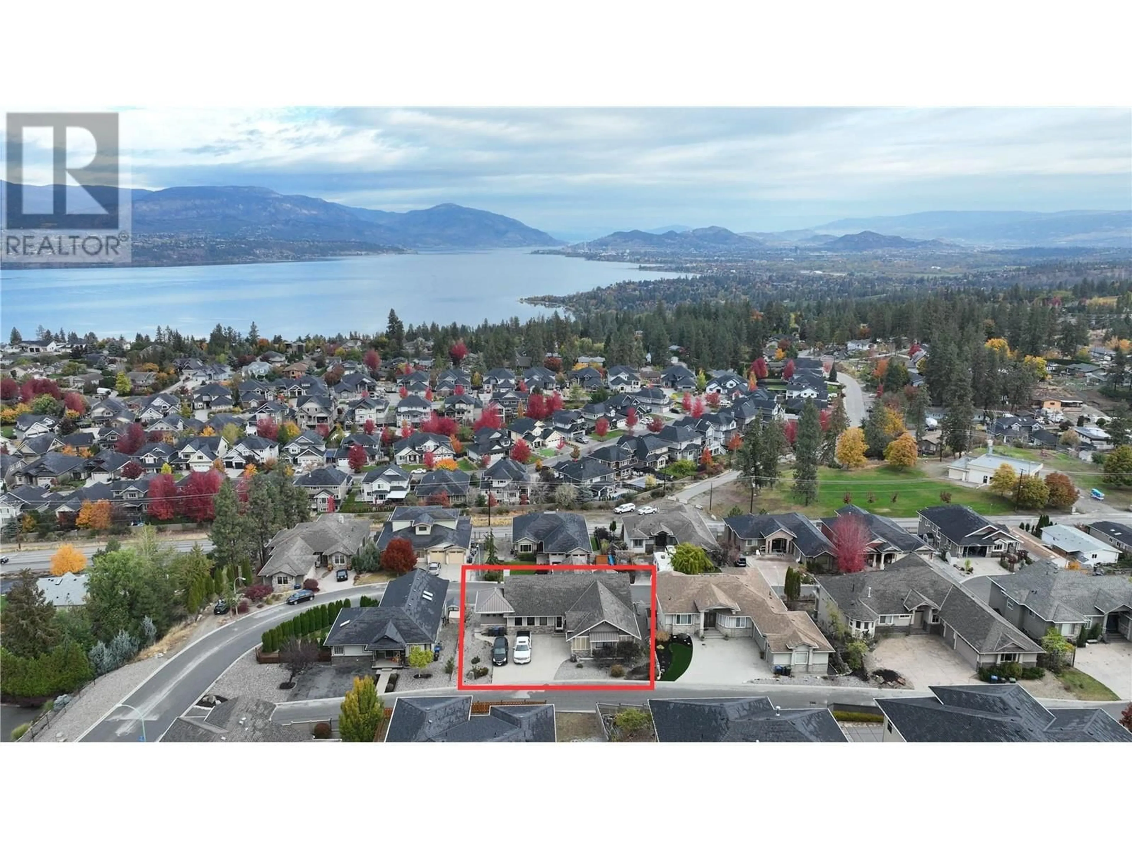 A pic from exterior of the house or condo, the street view for 367 Trumpeter Court, Kelowna British Columbia V1W5J4