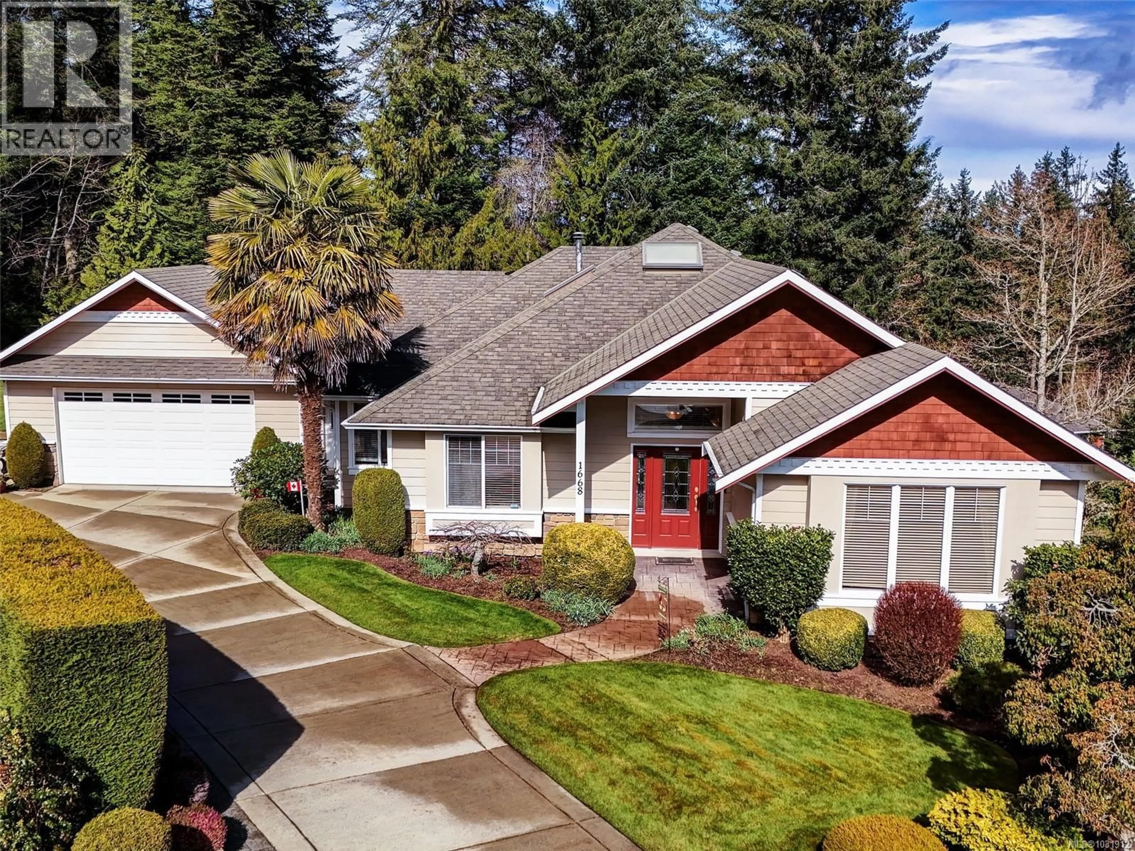 Home with vinyl exterior material, street for 1668 CRESSWELL DRIVE, North Saanich British Columbia V8L4L8
