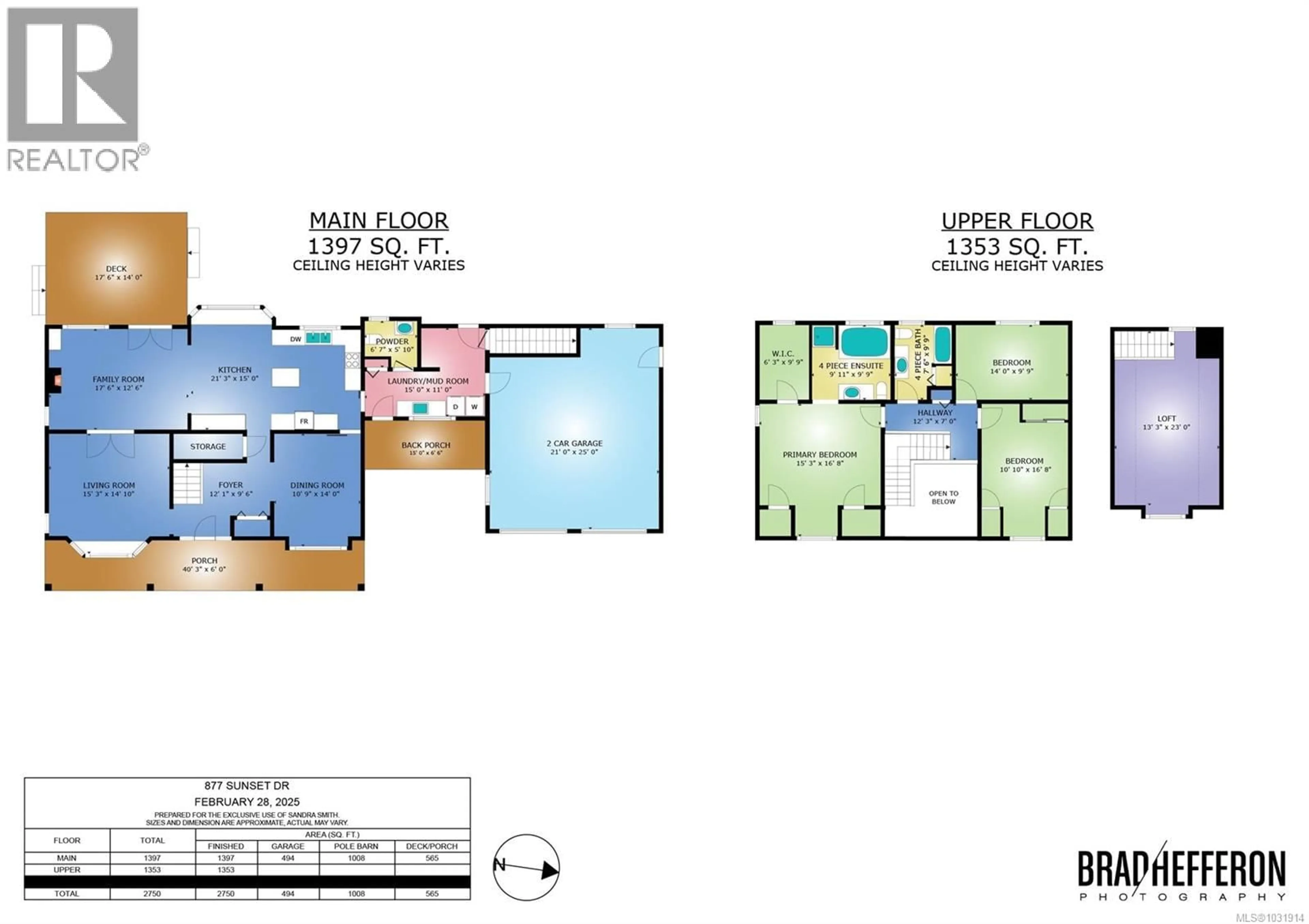 Floor plan for 877 SUNSET DRIVE, Salt Spring British Columbia V8K1E7